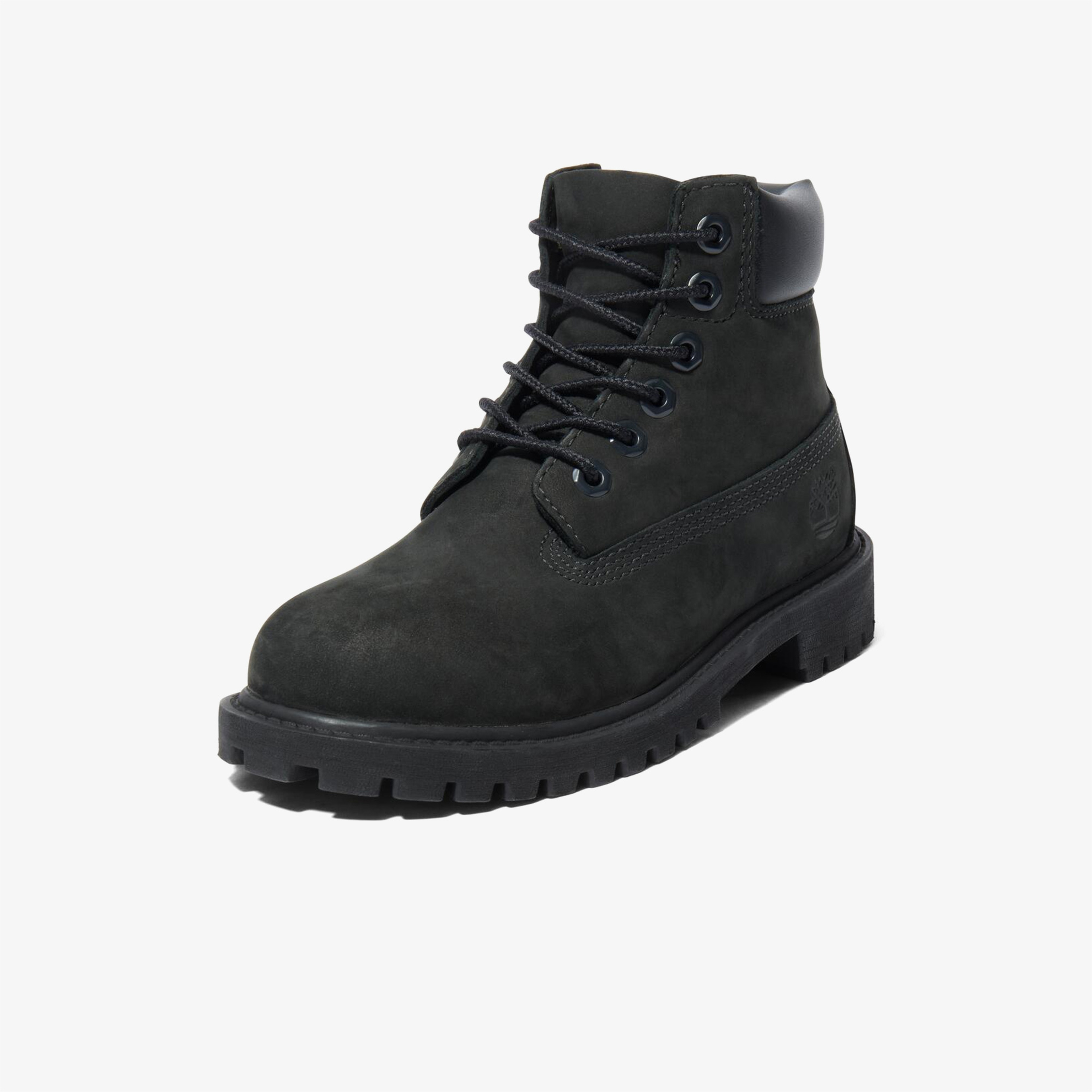 Timberland Premium 6 Inch Lace Up Çocuk Siyah Bot