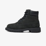 Timberland Premium 6 Inch Lace Up Çocuk Siyah Bot