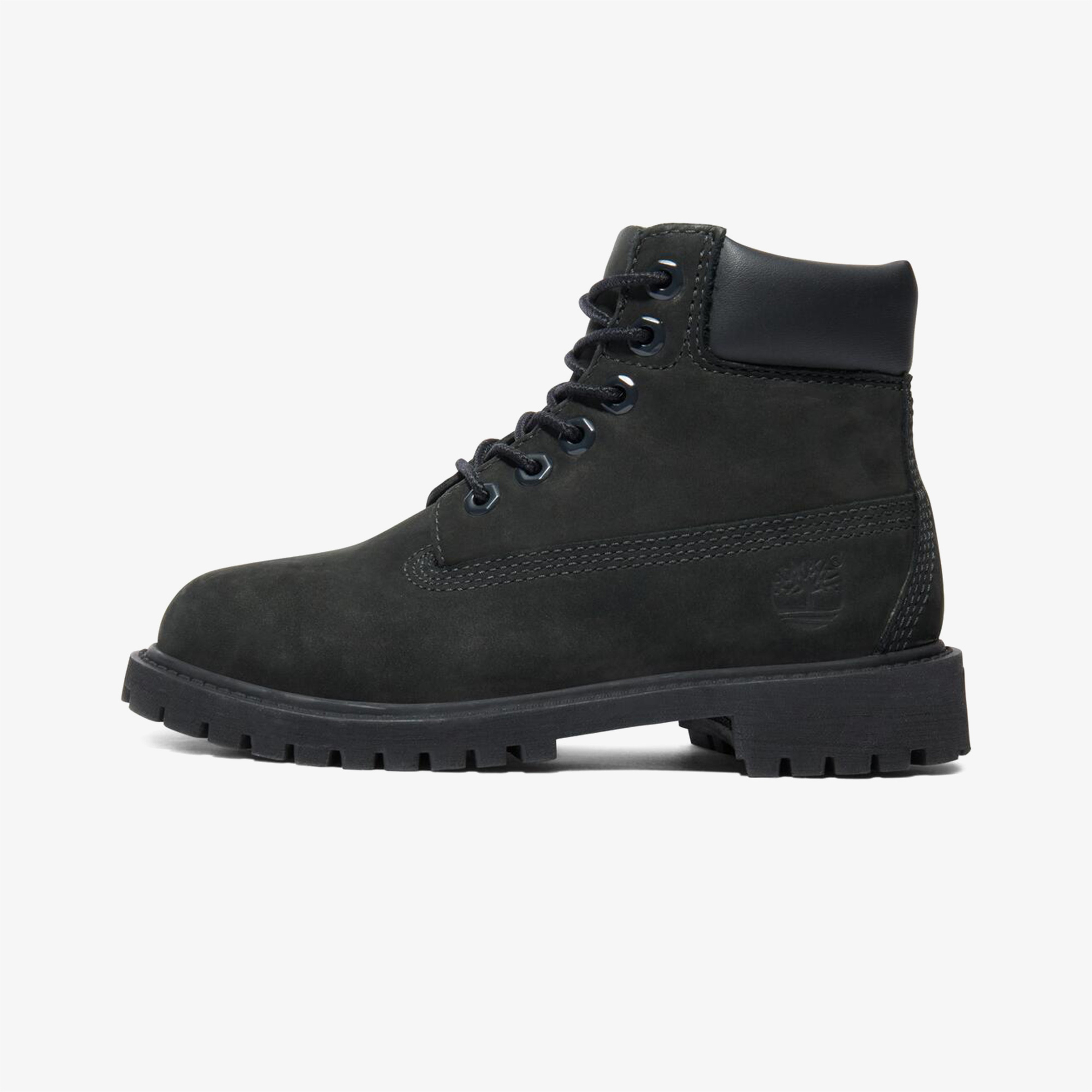 Timberland Premium 6 Inch Lace Up Çocuk Siyah Bot