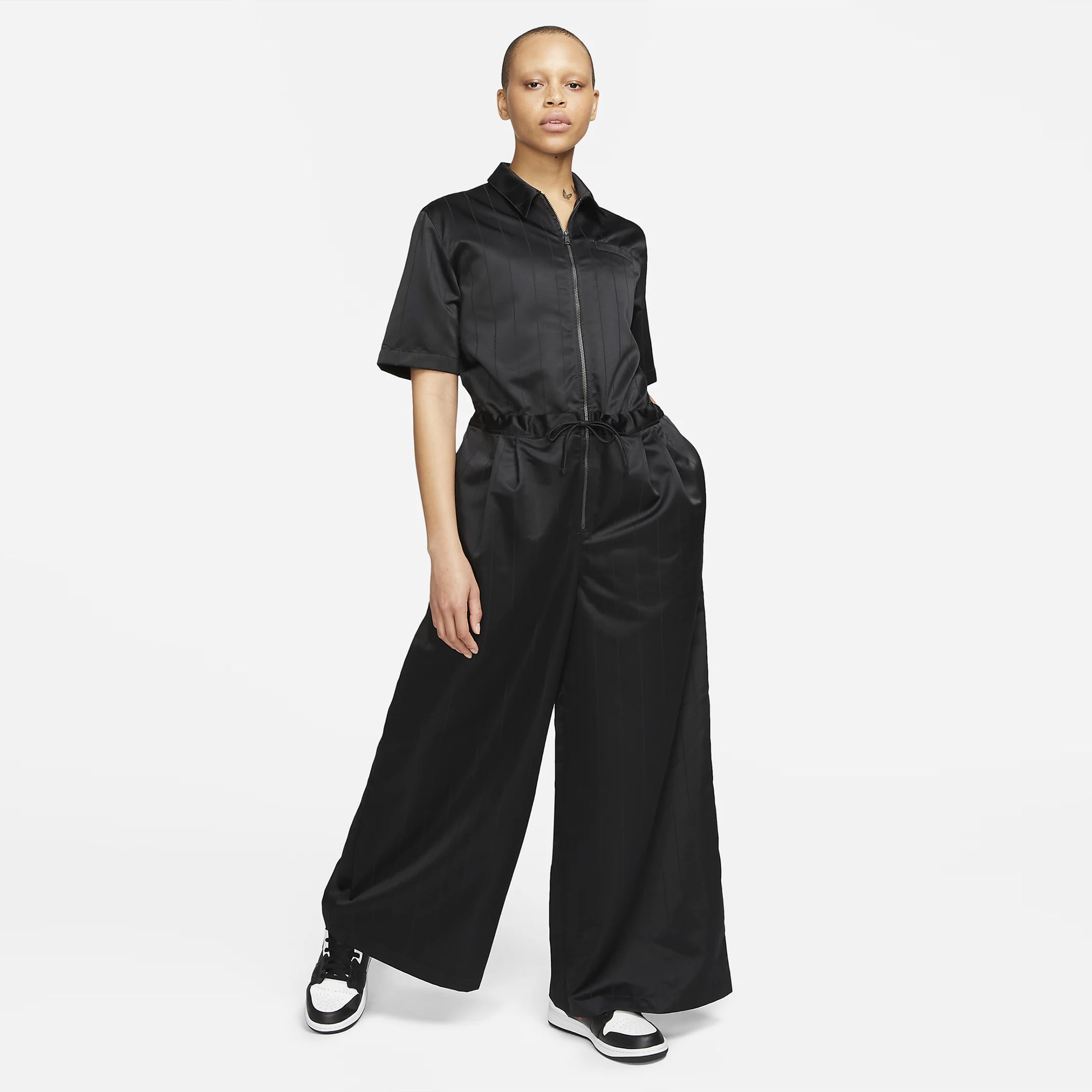 Jordan Heritage Flightsuit Kadın Siyah Tulum