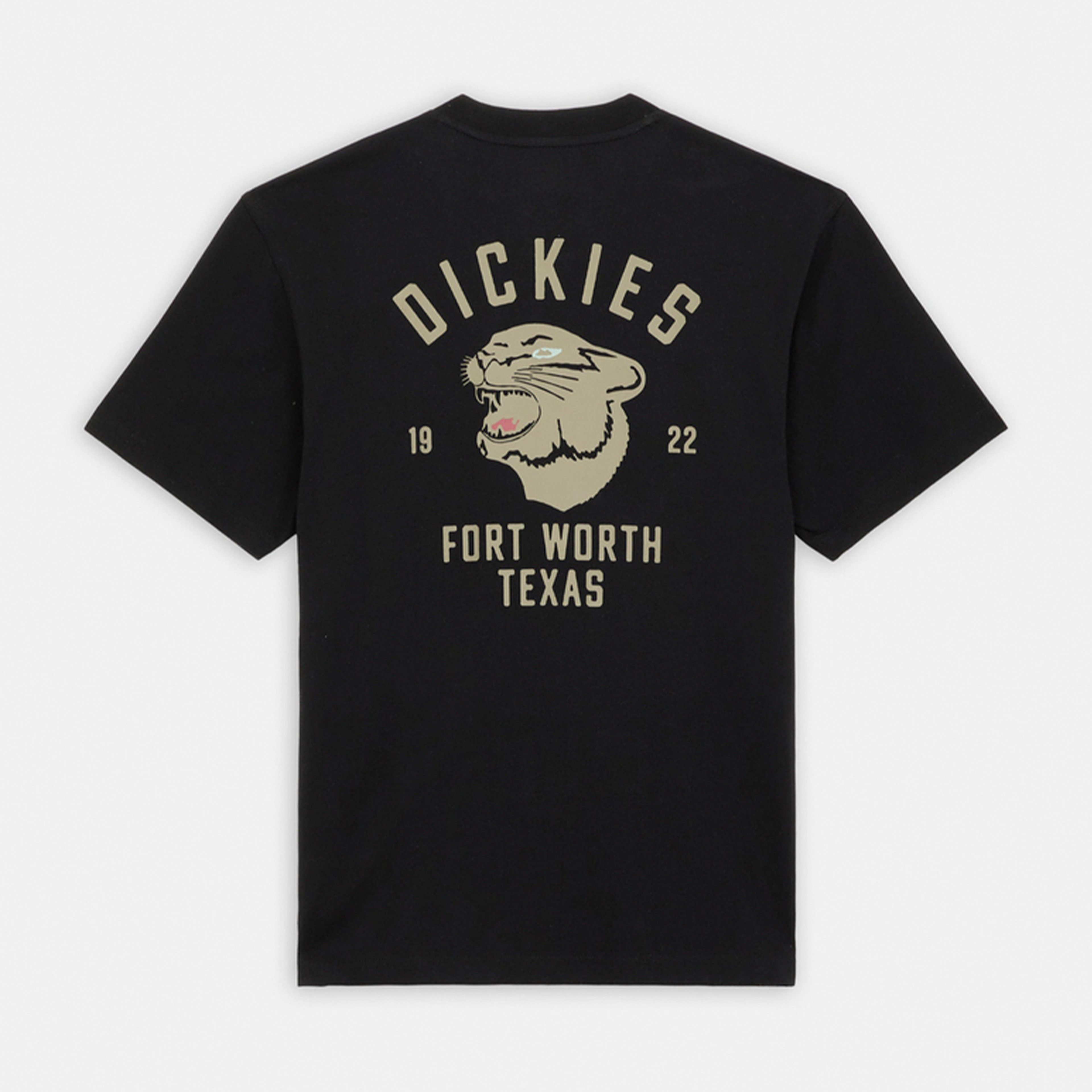 Dickies Panther Kısa Kollu Erkek Siyah T-Shirt