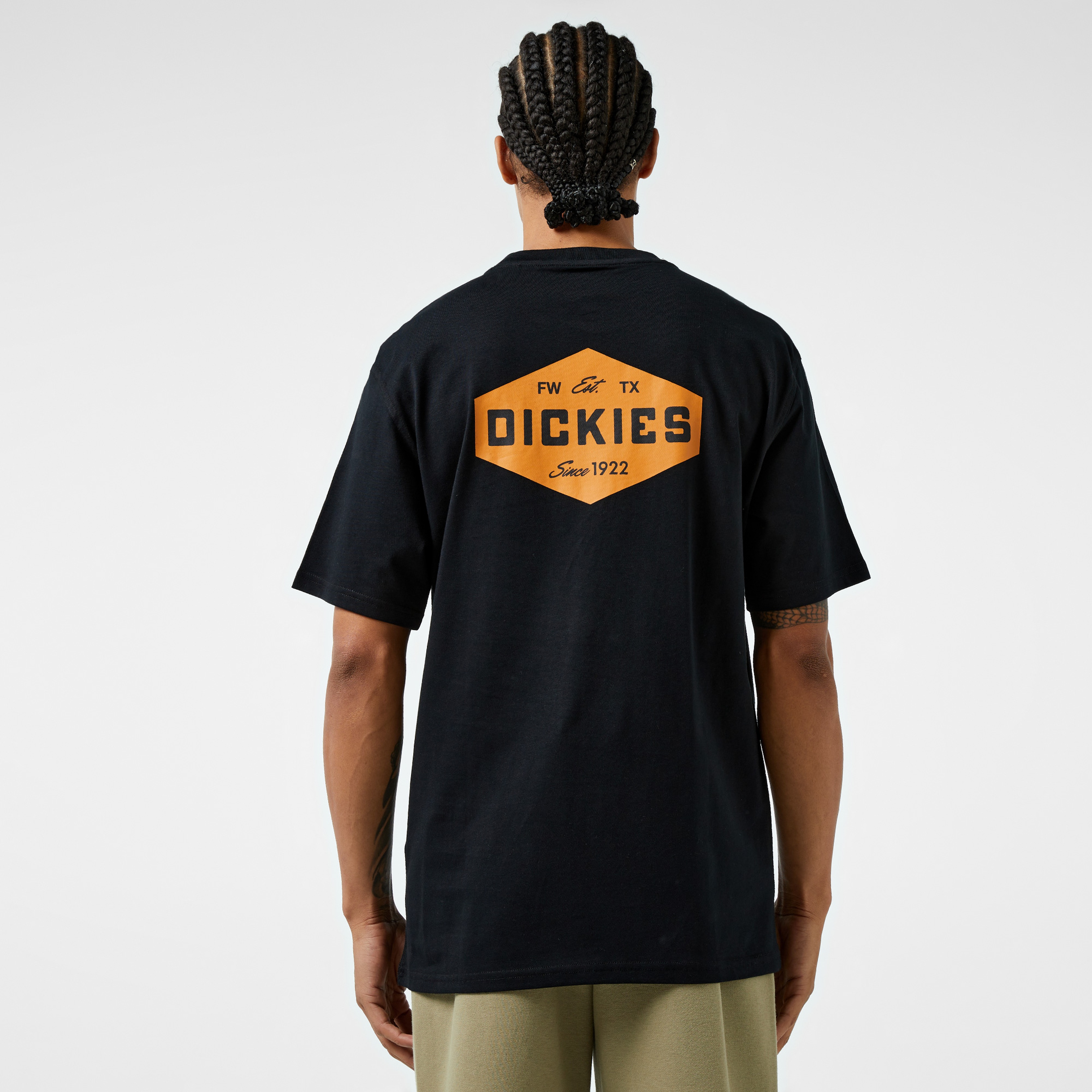 Dickies Emblem Kısa Kollu Erkek Siyah T-Shirt