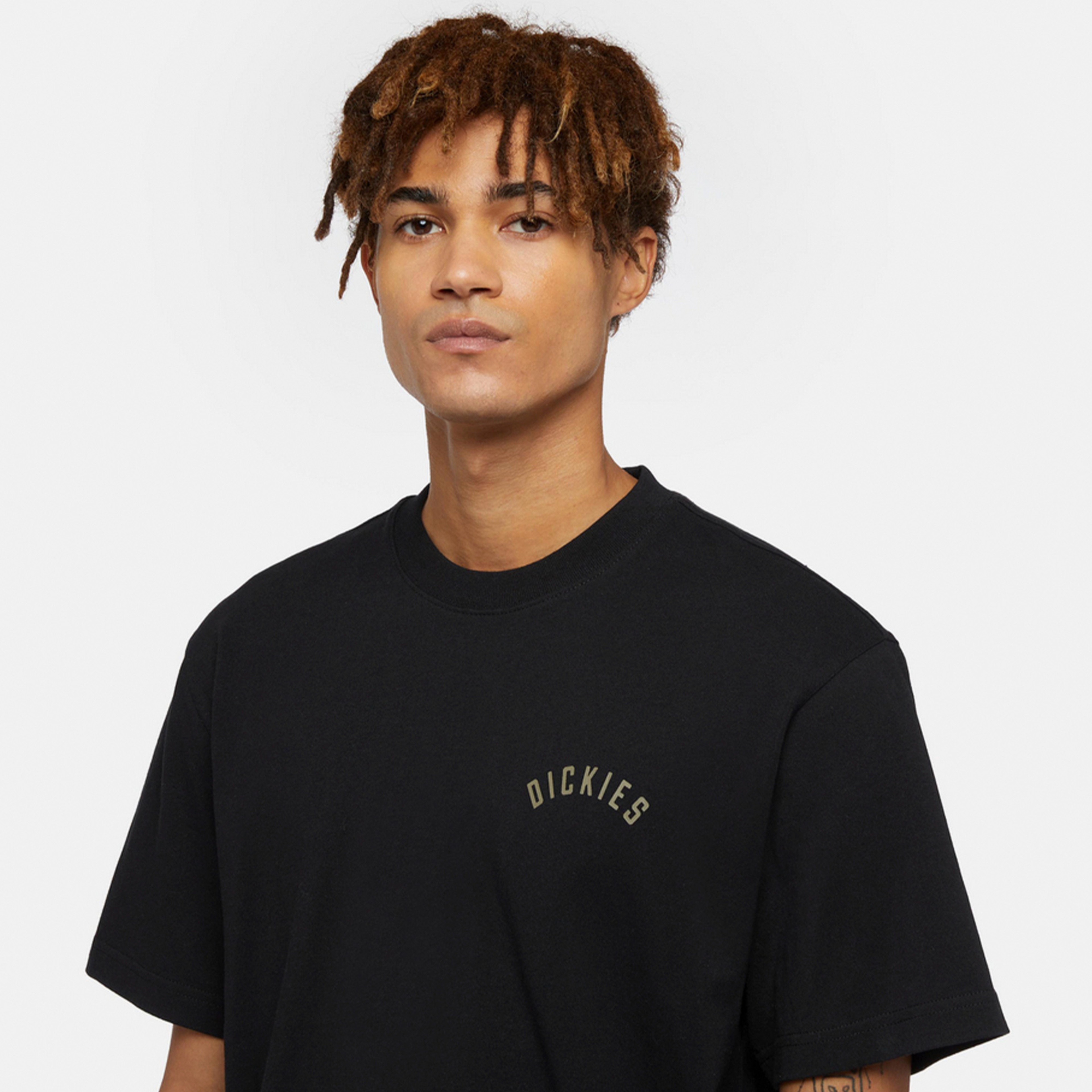 Dickies Panther Kısa Kollu Erkek Siyah T-Shirt