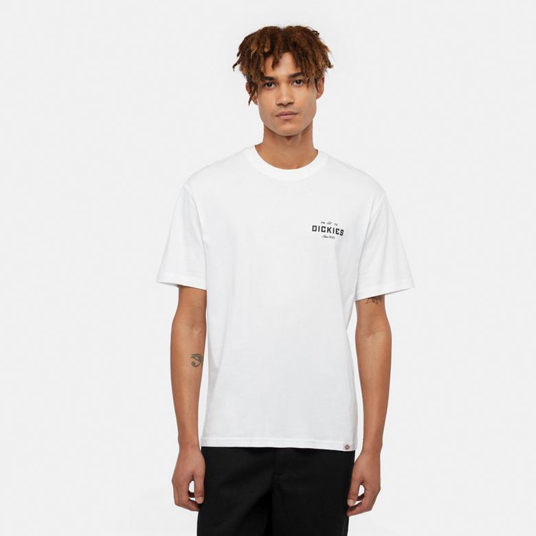 Dickies Emblem Kısa Kollu Erkek Beyaz T-Shirt