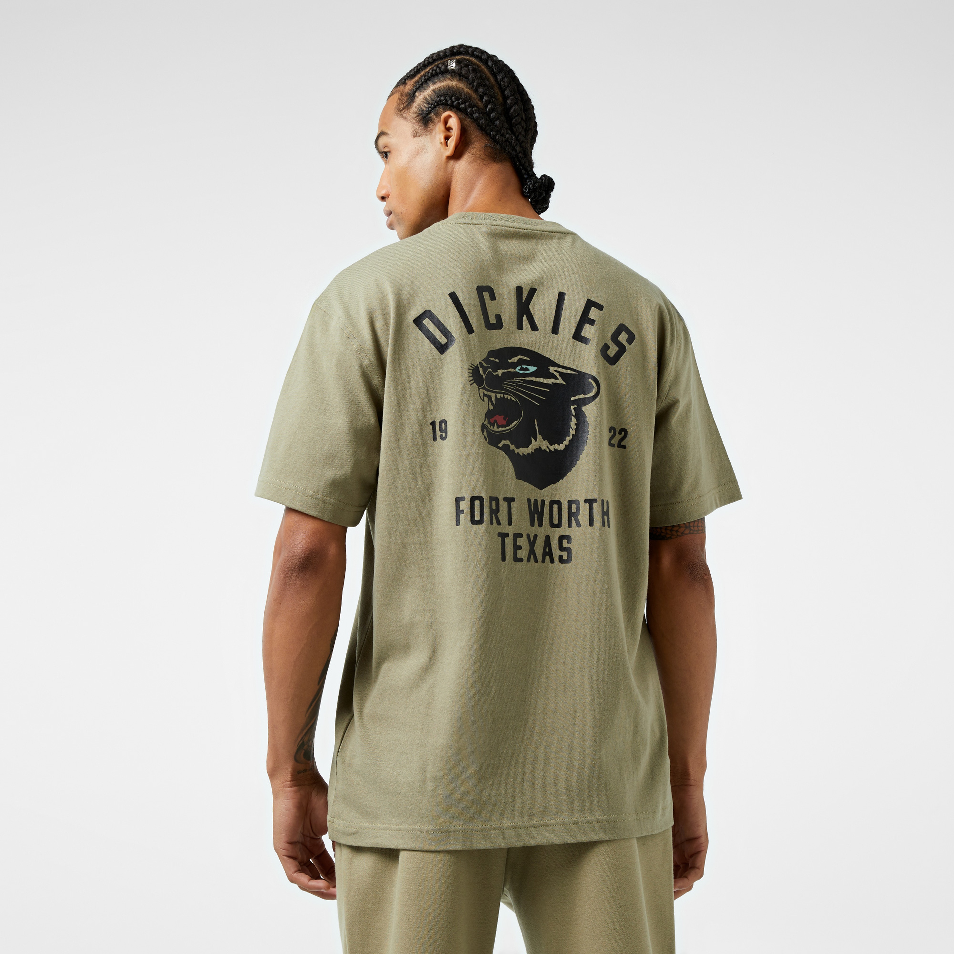 Dickies Panther Kısa Kollu Erkek Yeşil T-Shirt