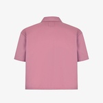 Dickies Work Cropped Kısa Kollu Kadın Pembe Gömlek