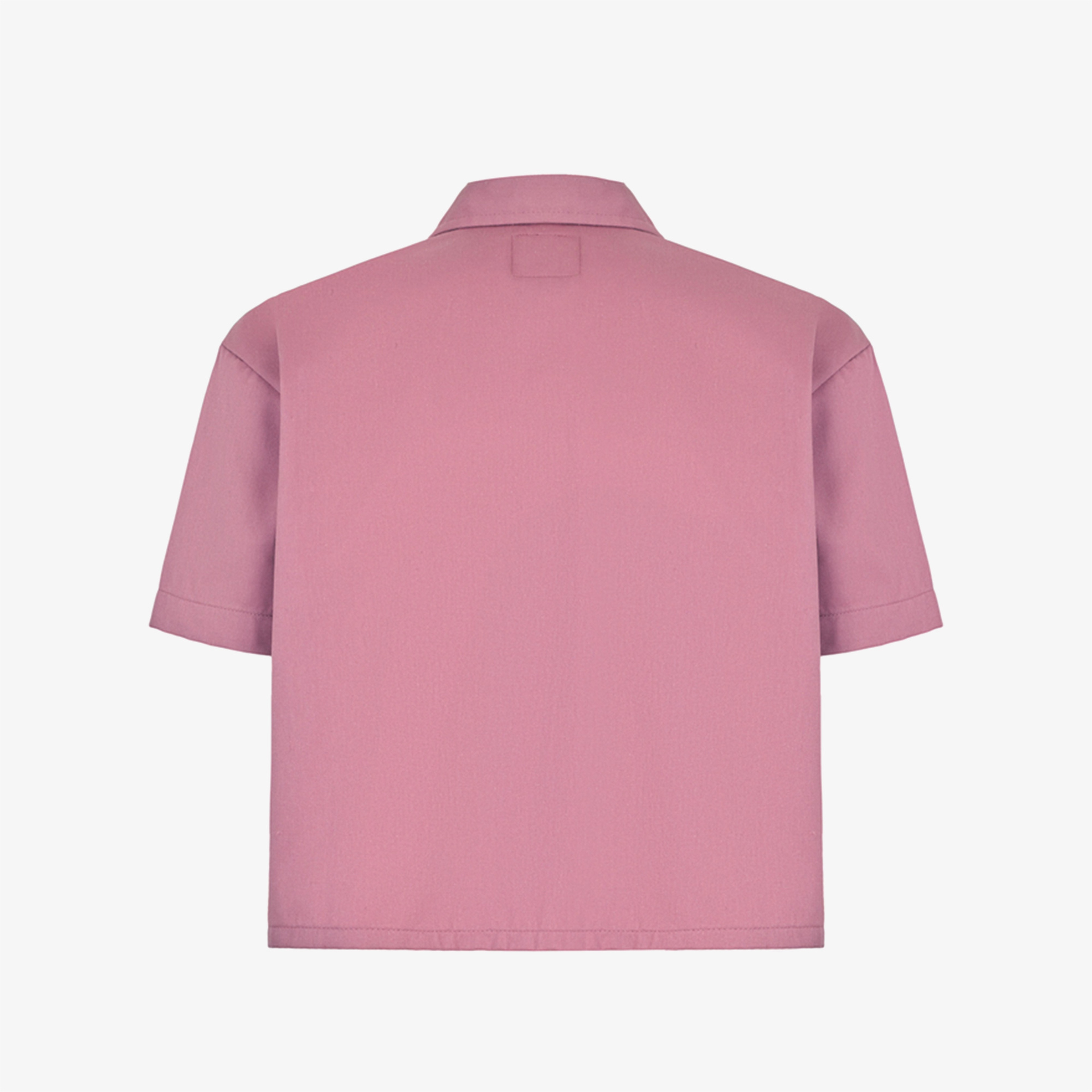 Dickies Work Cropped Kısa Kollu Kadın Pembe Gömlek