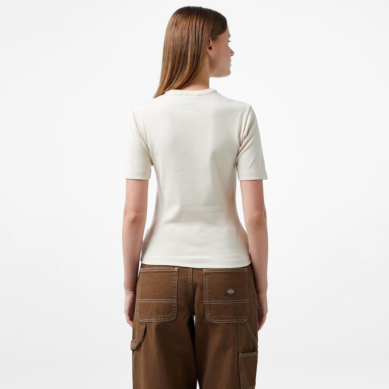 Dickies Marysville Kısa Kollu Kadın Krem T-Shirt