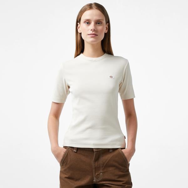 Dickies Marysville Kısa Kollu Kadın Krem T-Shirt