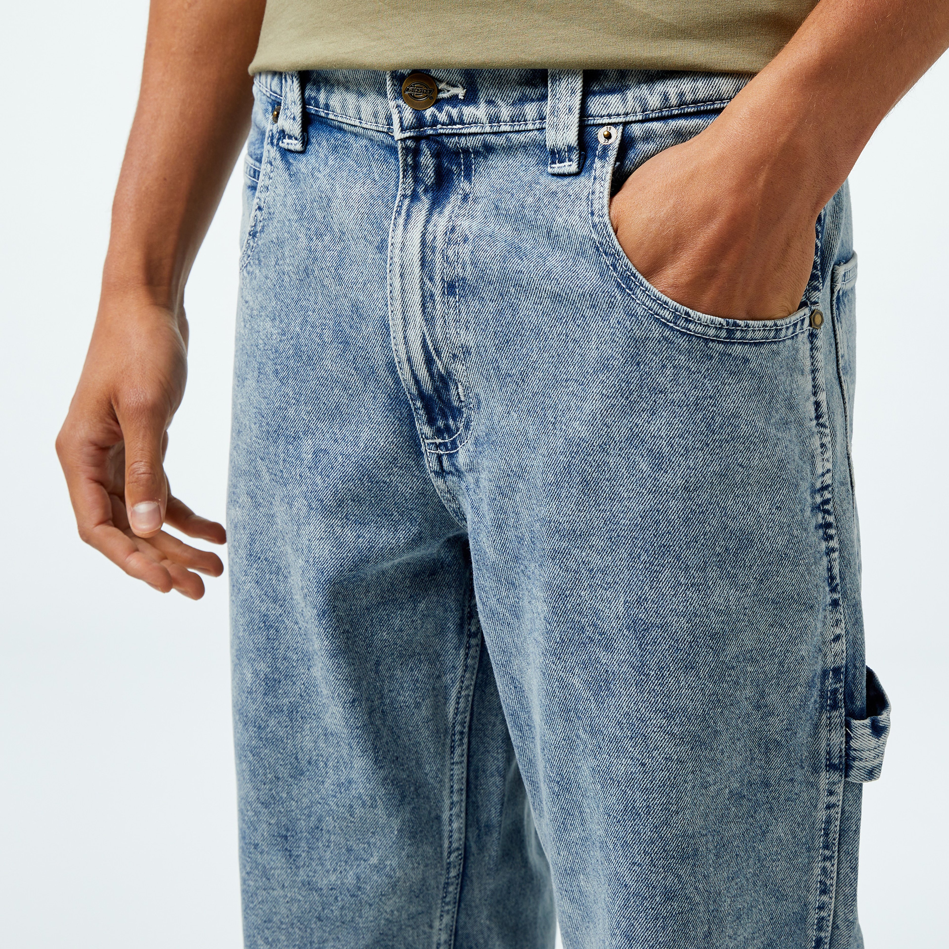 Dickies Garyville Denim Erkek Mavi Pantolon