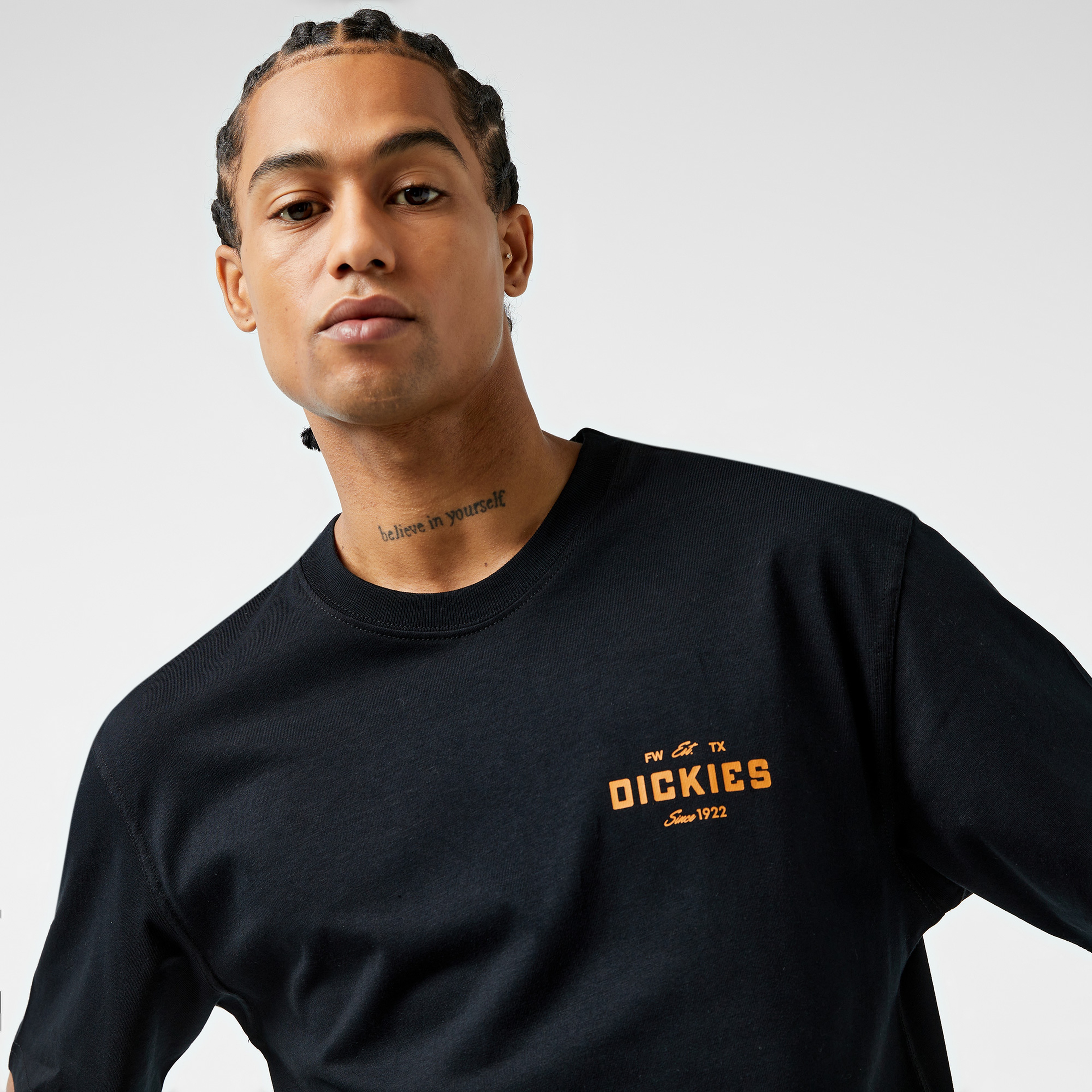 Dickies Emblem Kısa Kollu Erkek Siyah T-Shirt