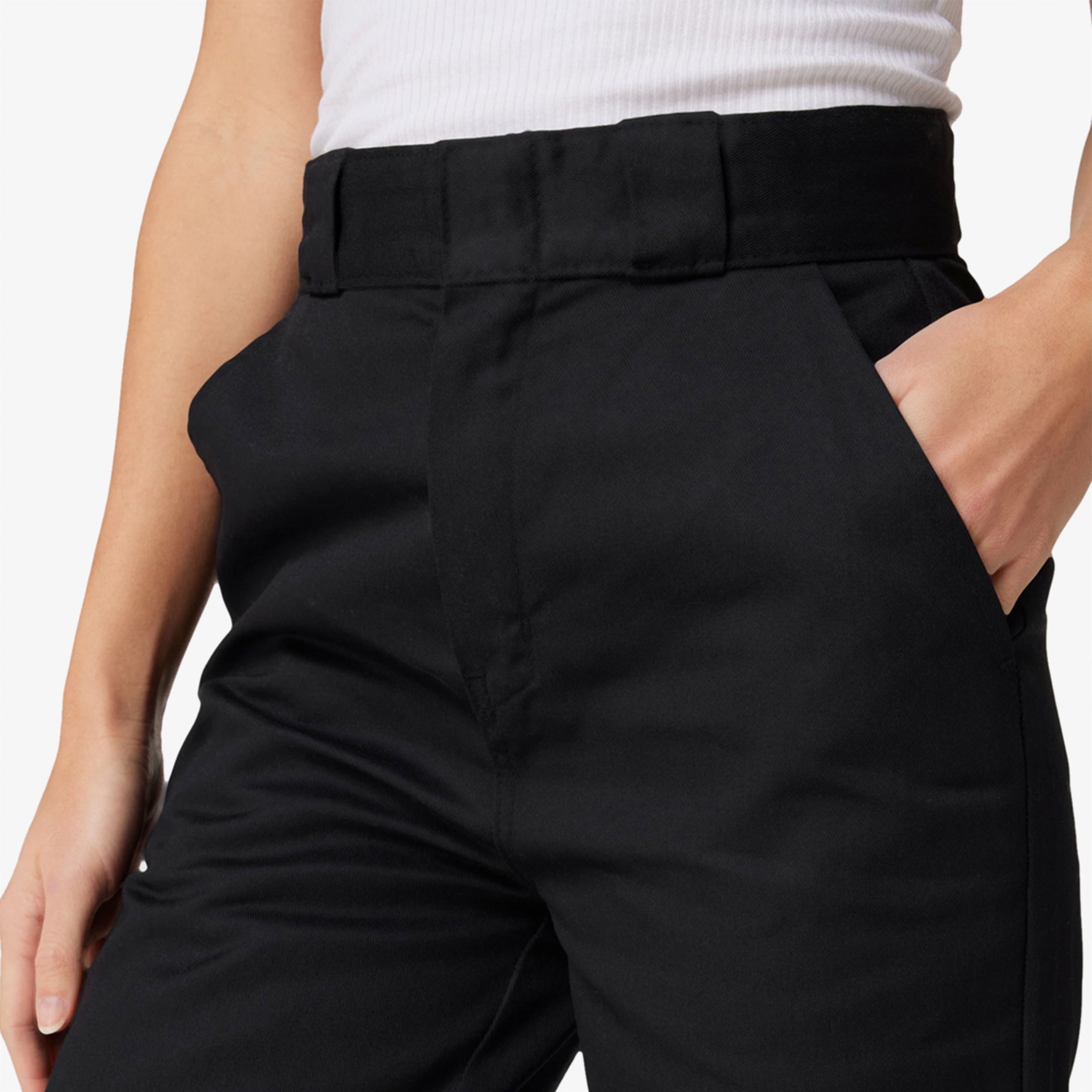 Dickies Phonenix Cropped Rec Kadın Siyah Pantolon