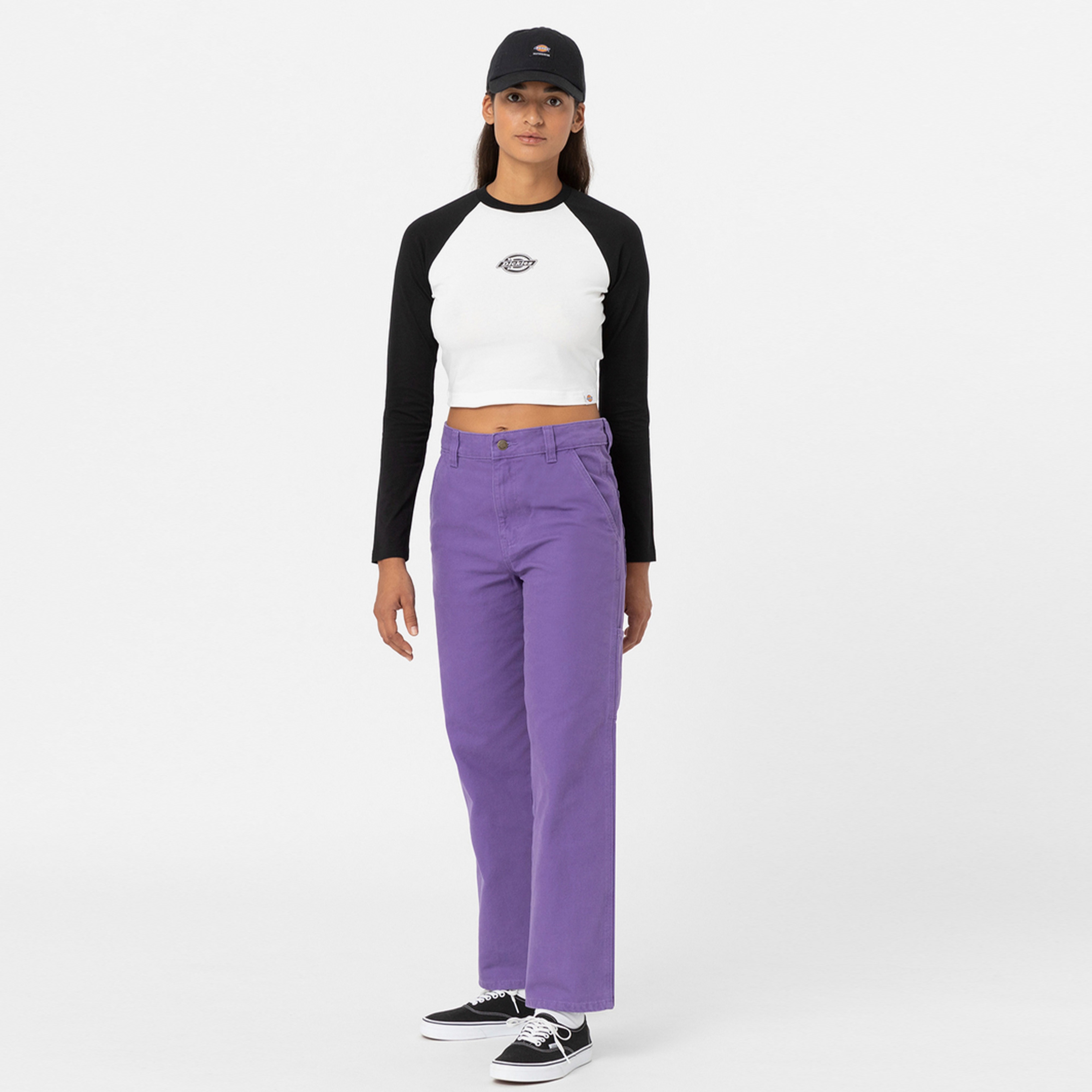 Dickies Sodaville Uzun Kollu Kadın Siyah T-Shirt