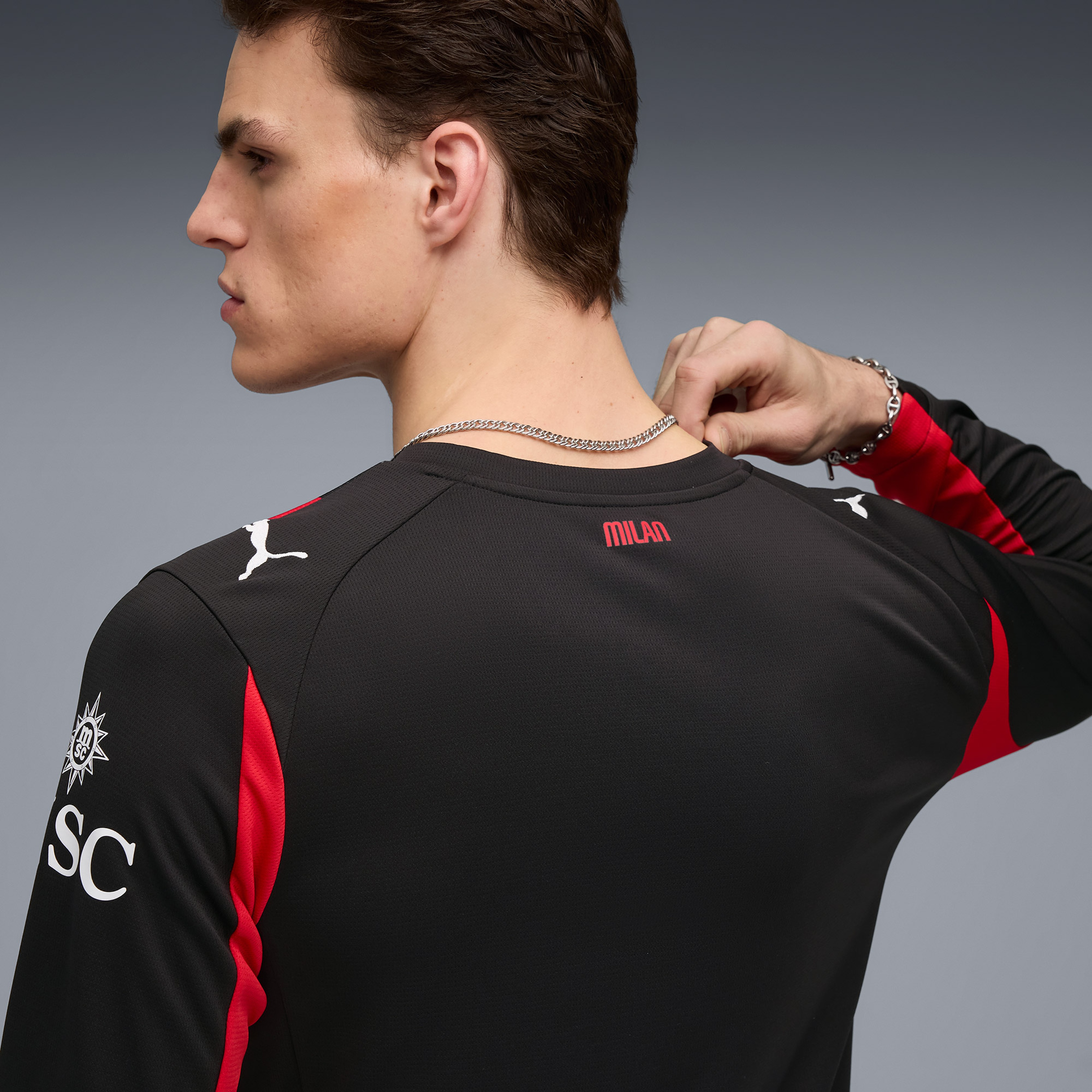 Puma Acm Ls Erkek Kırmızı İç Saha Futbol Forması