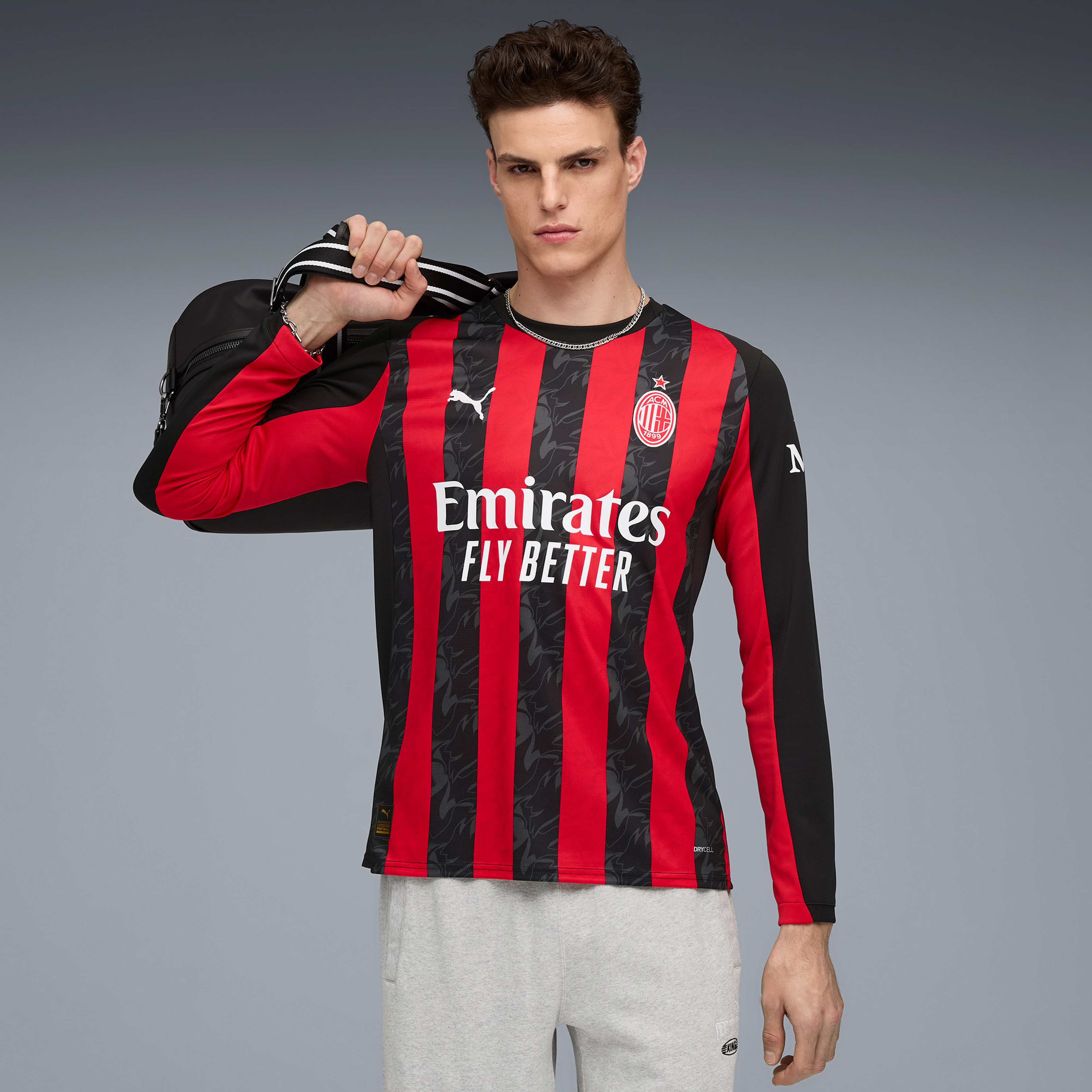 Puma Acm Ls Erkek Kırmızı İç Saha Futbol Forması