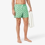 Crocodile Print Swim Trunks