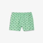 Crocodile Print Swim Trunks