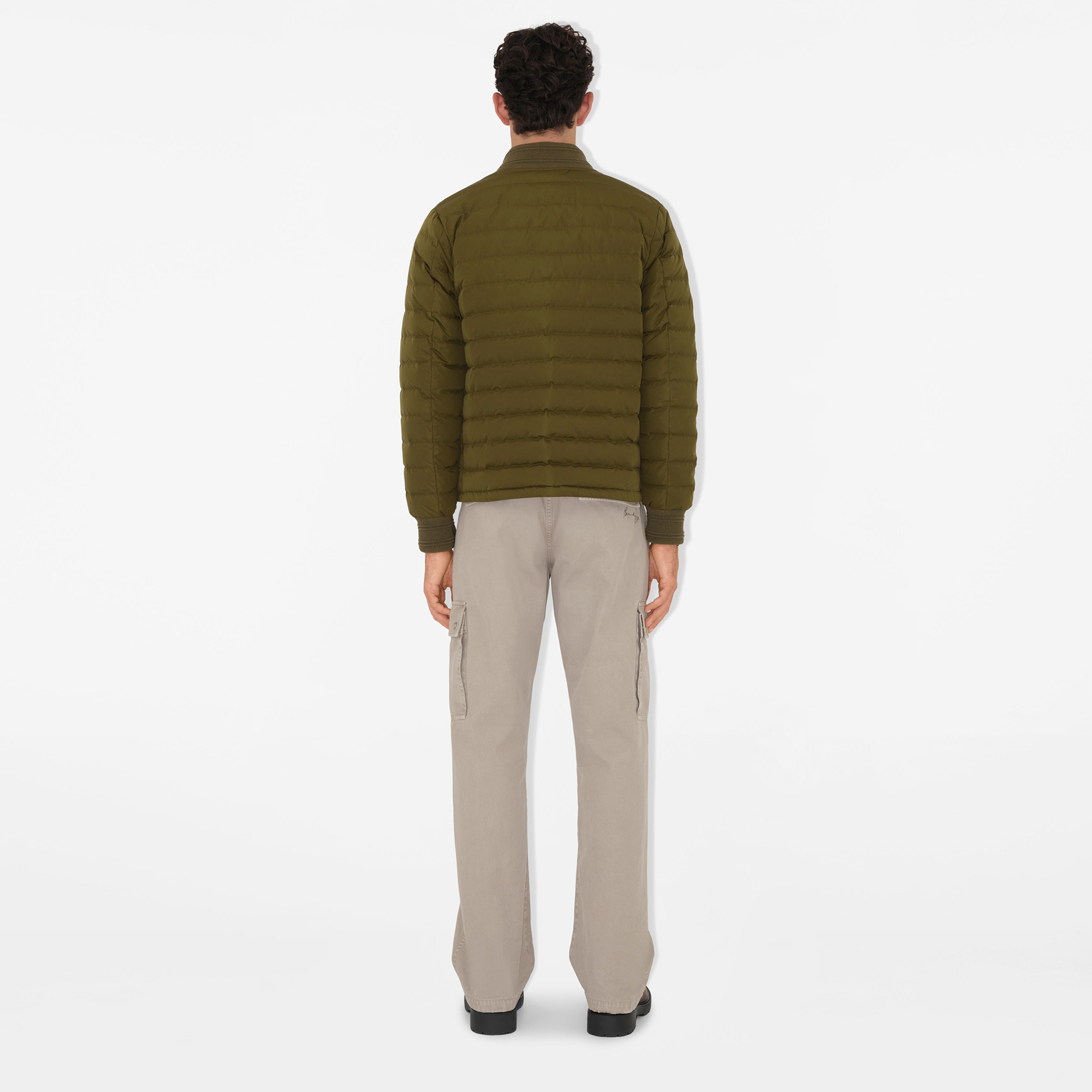 Burberry Tec Puffer Erkek Yeşil Mont