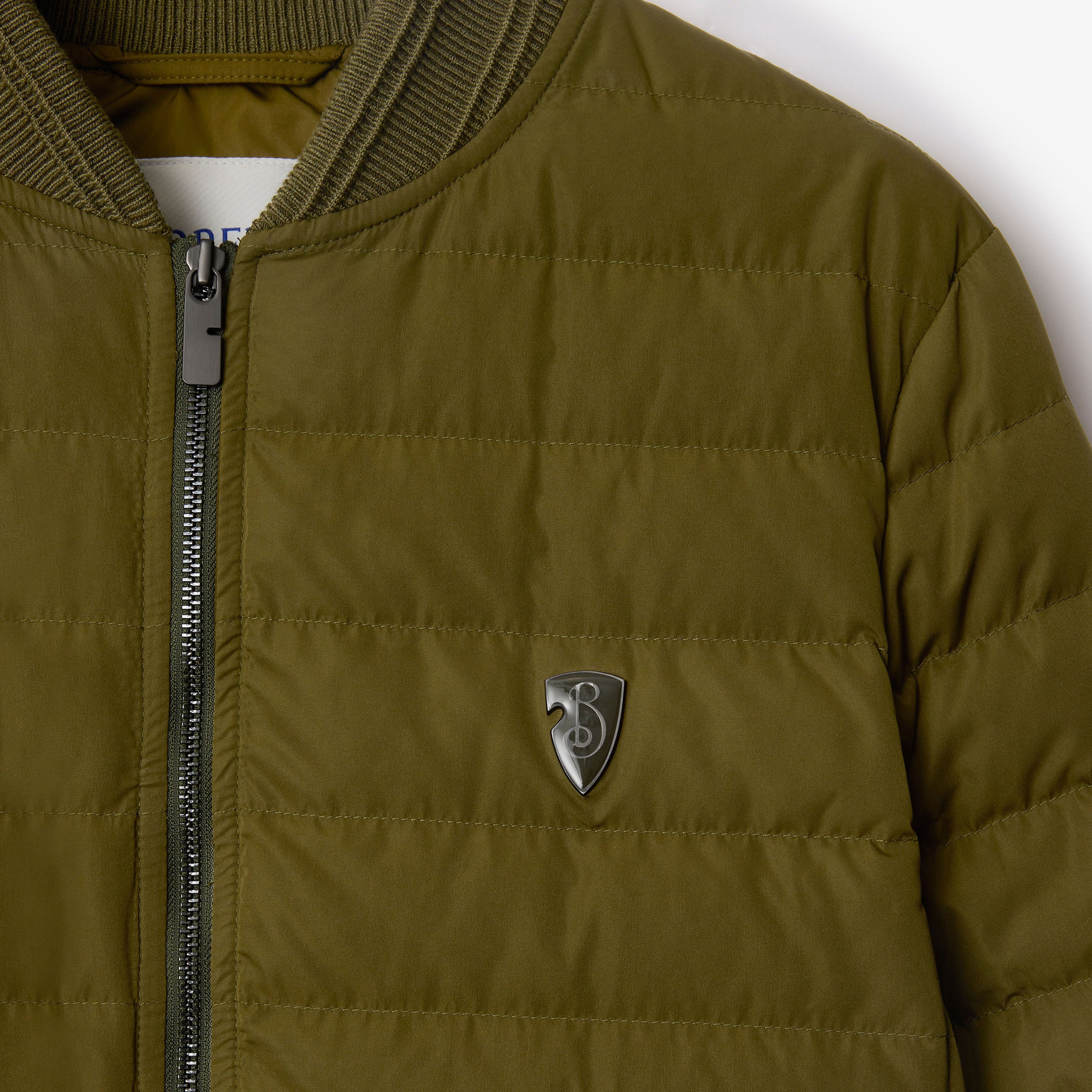 Burberry Tec Puffer Erkek Yeşil Mont