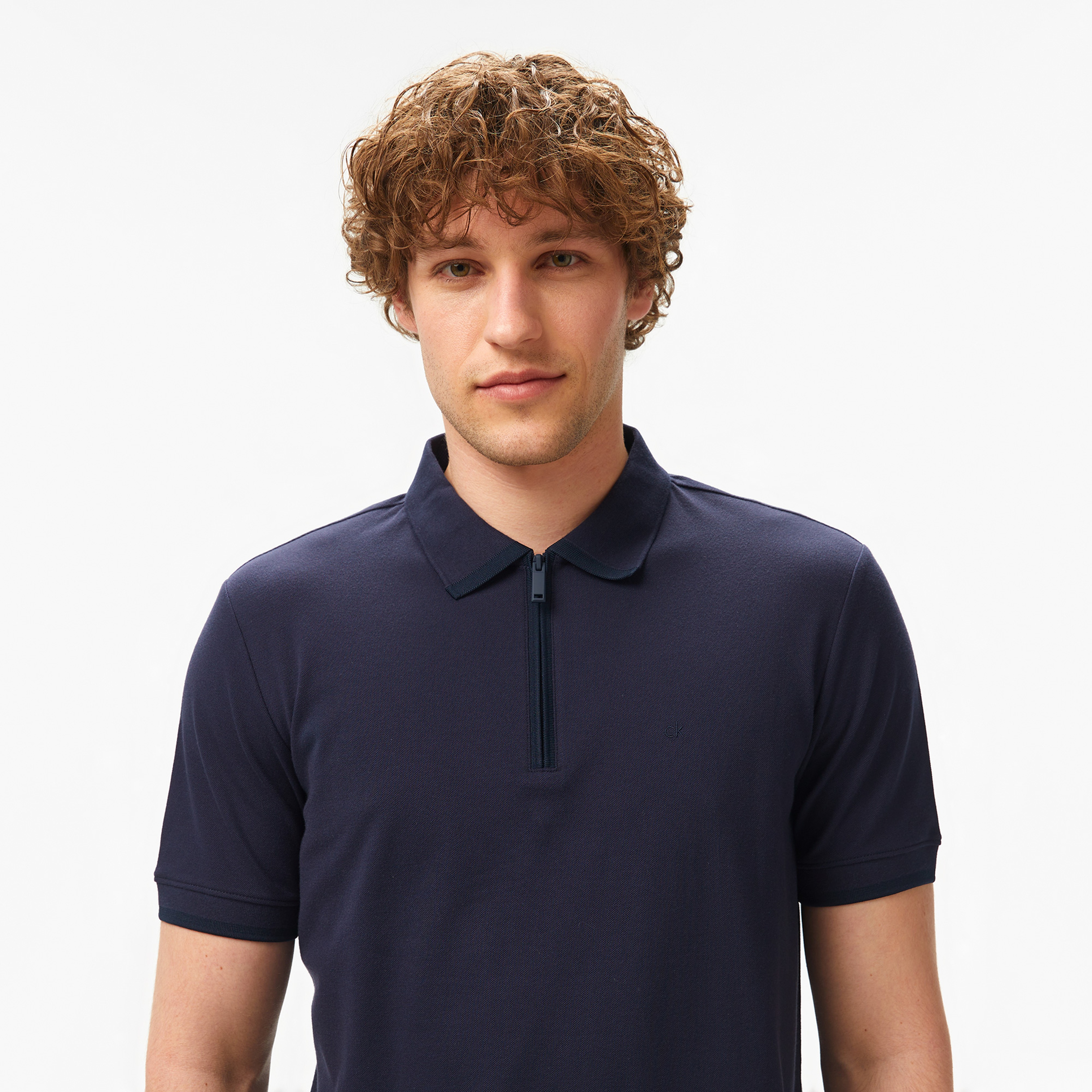 Calvin Klein Erkek Mavi Polo