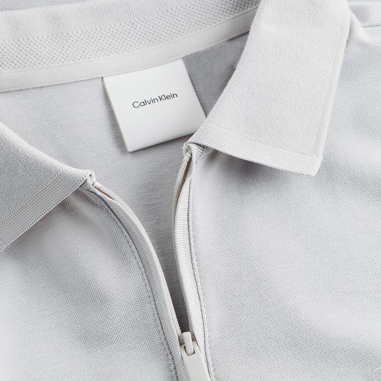 Calvin Klein Erkek Gri Polo