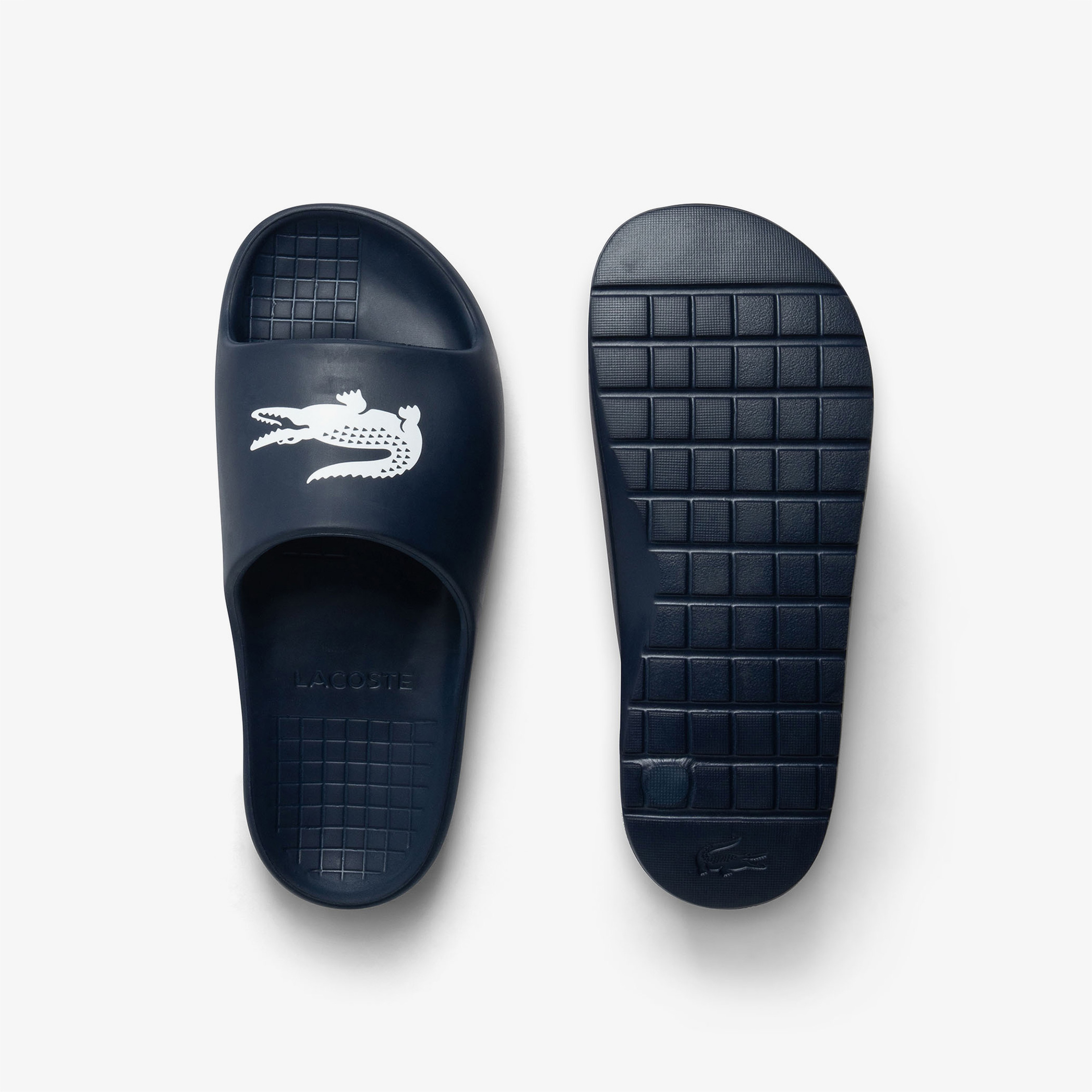 Lacoste Serve Slide 2.0 Erkek Mavi Terlik