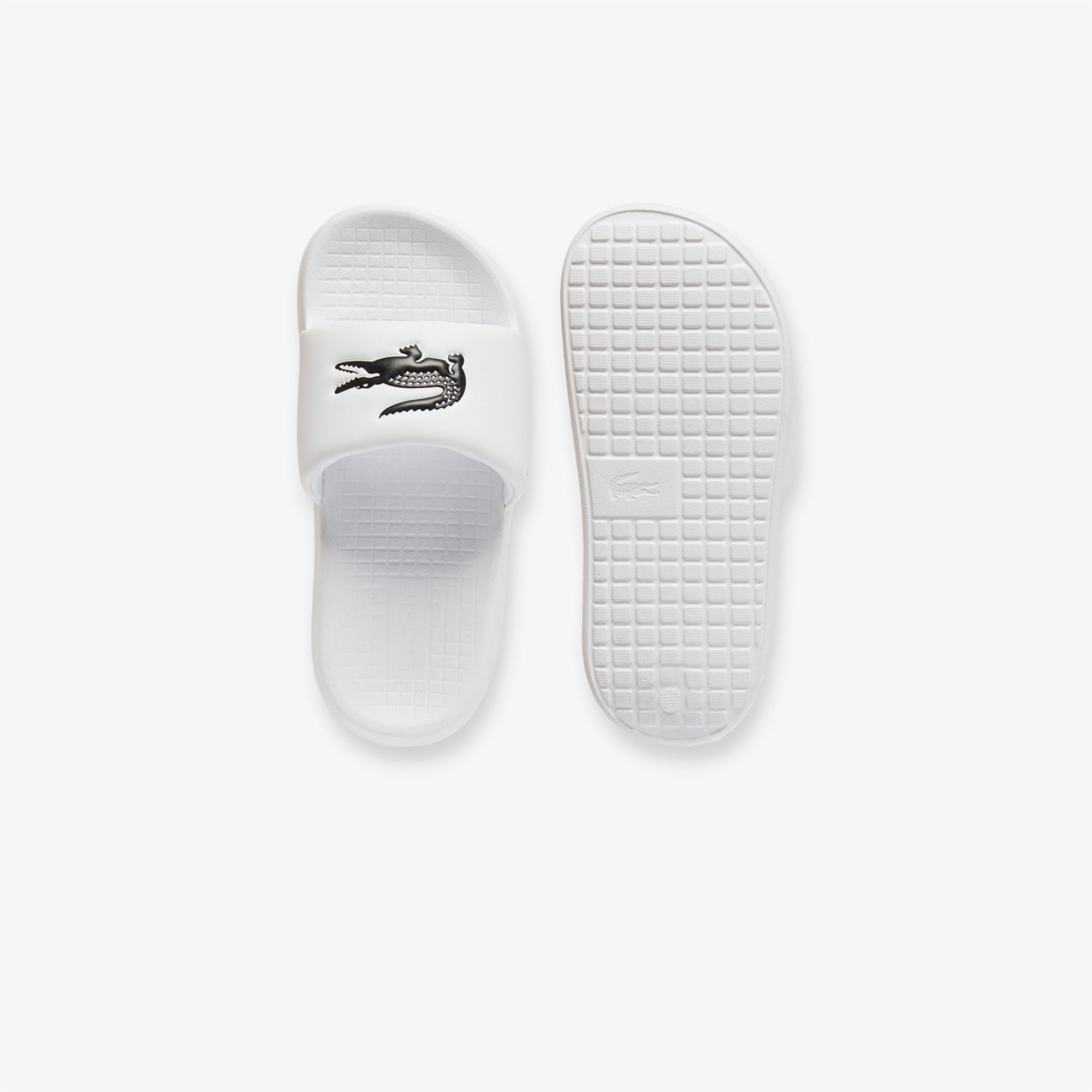 Lacoste Serve Slide 1.0 Çocuk Beyaz Terlik