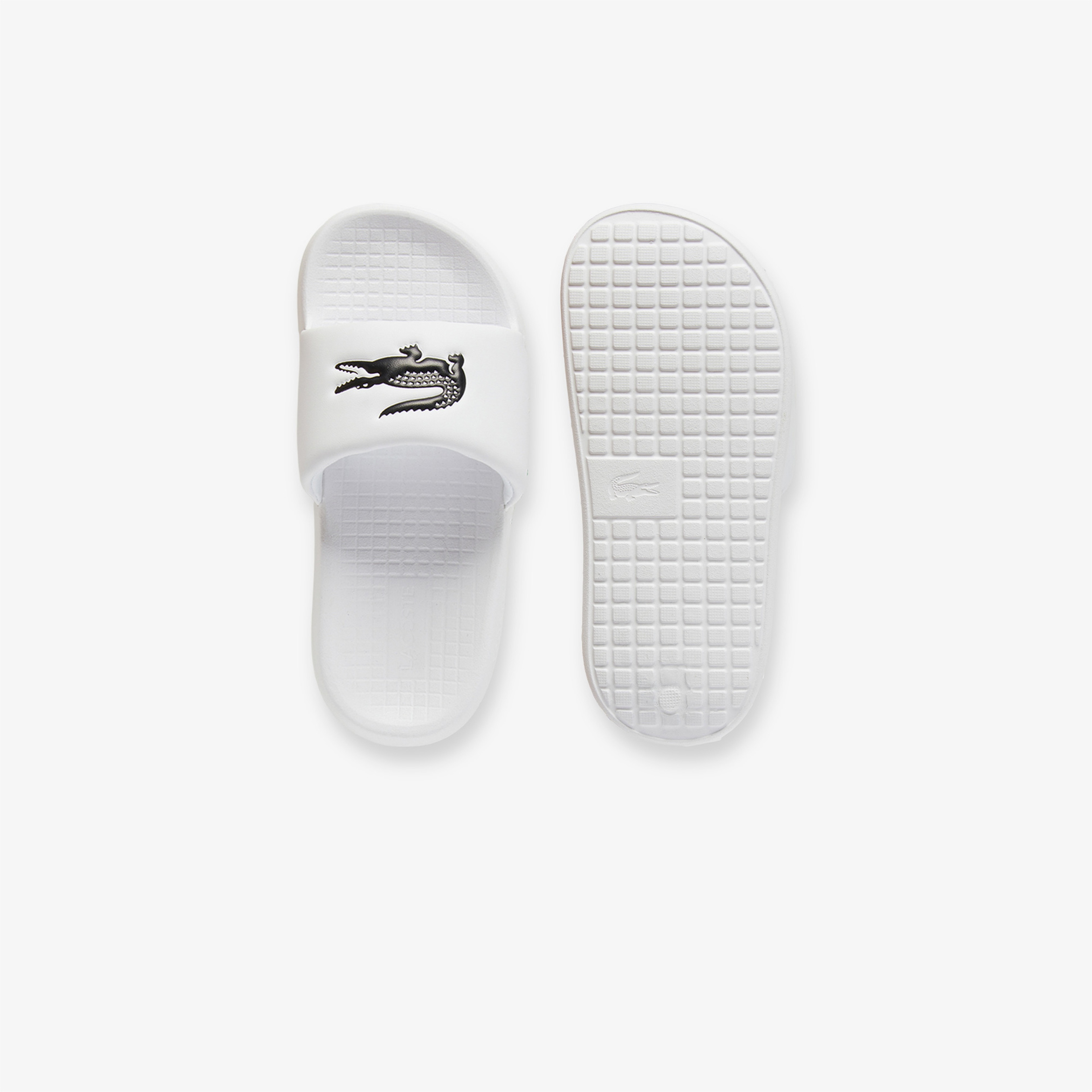 Lacoste Serve Slide 1.0 Çocuk Beyaz Terlik