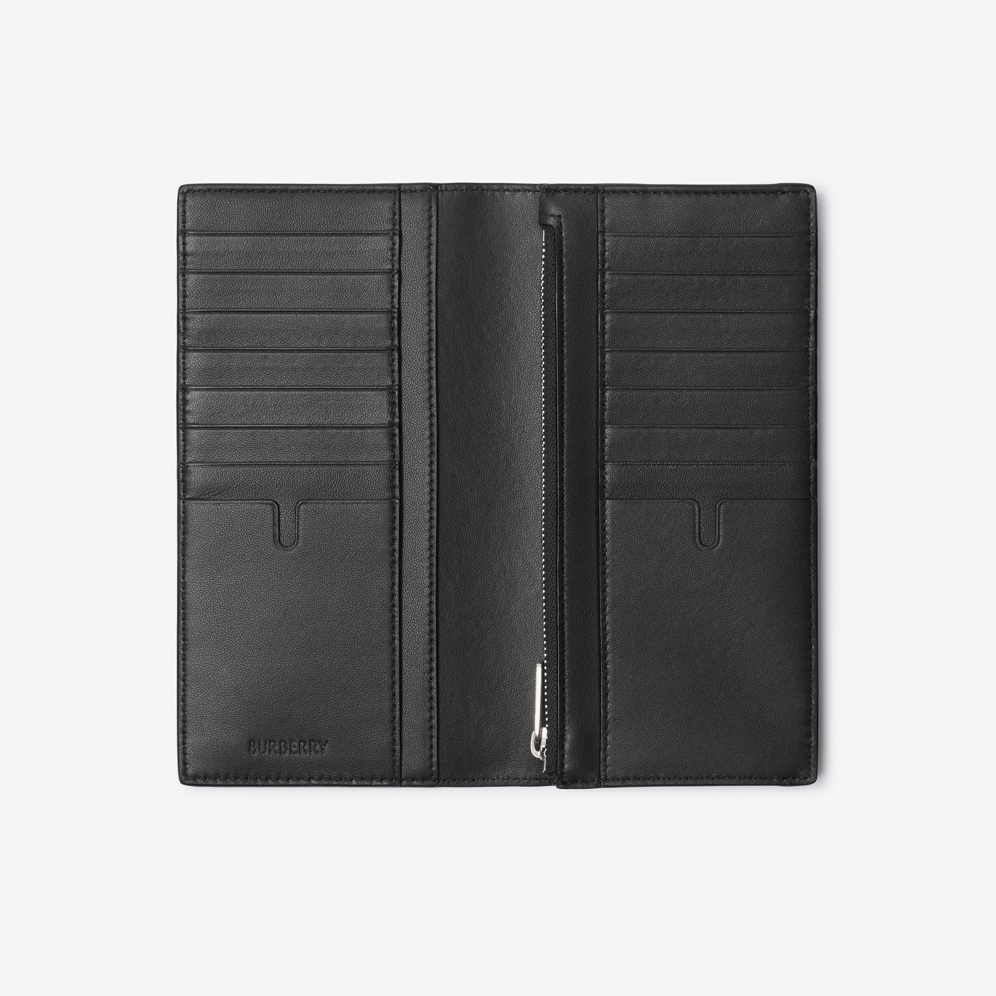 Burberry Cavendish Rw7 Shield Continental Erkek Siyah Cüzdan