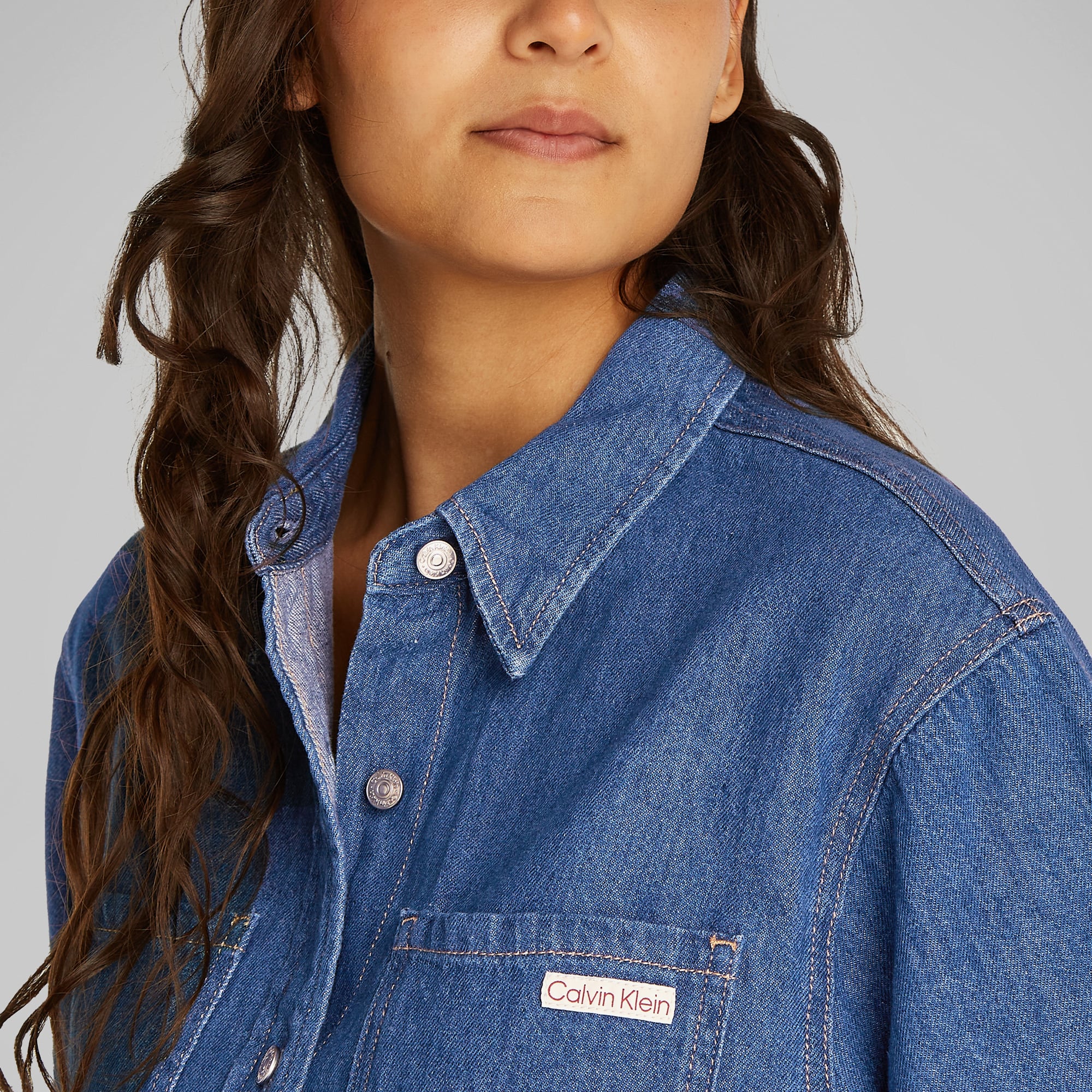 Calvin Klein Boxy Kadın Lacivert Elbise