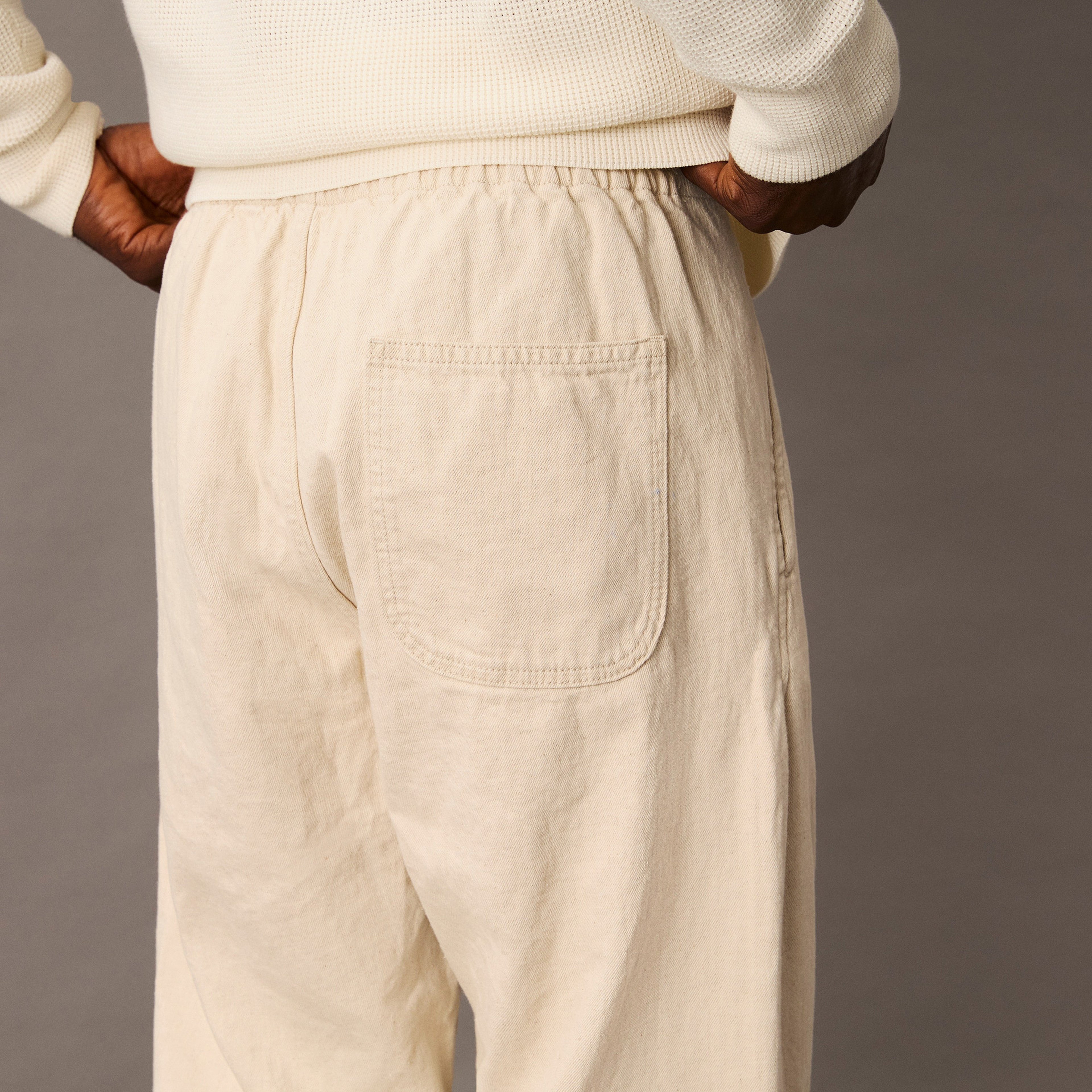 Calvin Klein Erkek Krem Pantolon