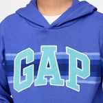 Gap Relaxed Fit French Terry Çocuk Mavi Sweatshirt