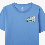 Converse Trail Mix Flower Çocuk Mavi T-Shirt