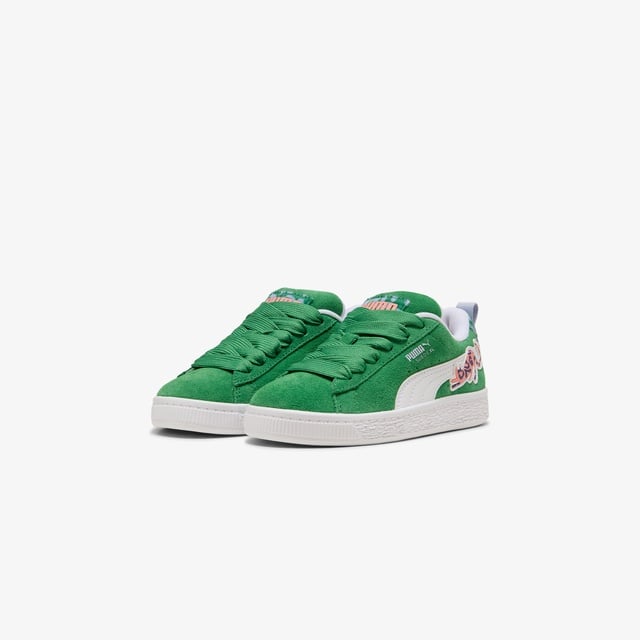 Puma Suede Xl Cats Club Ps Çocuk Yeşil Spor Ayakkabı - Görsel 3