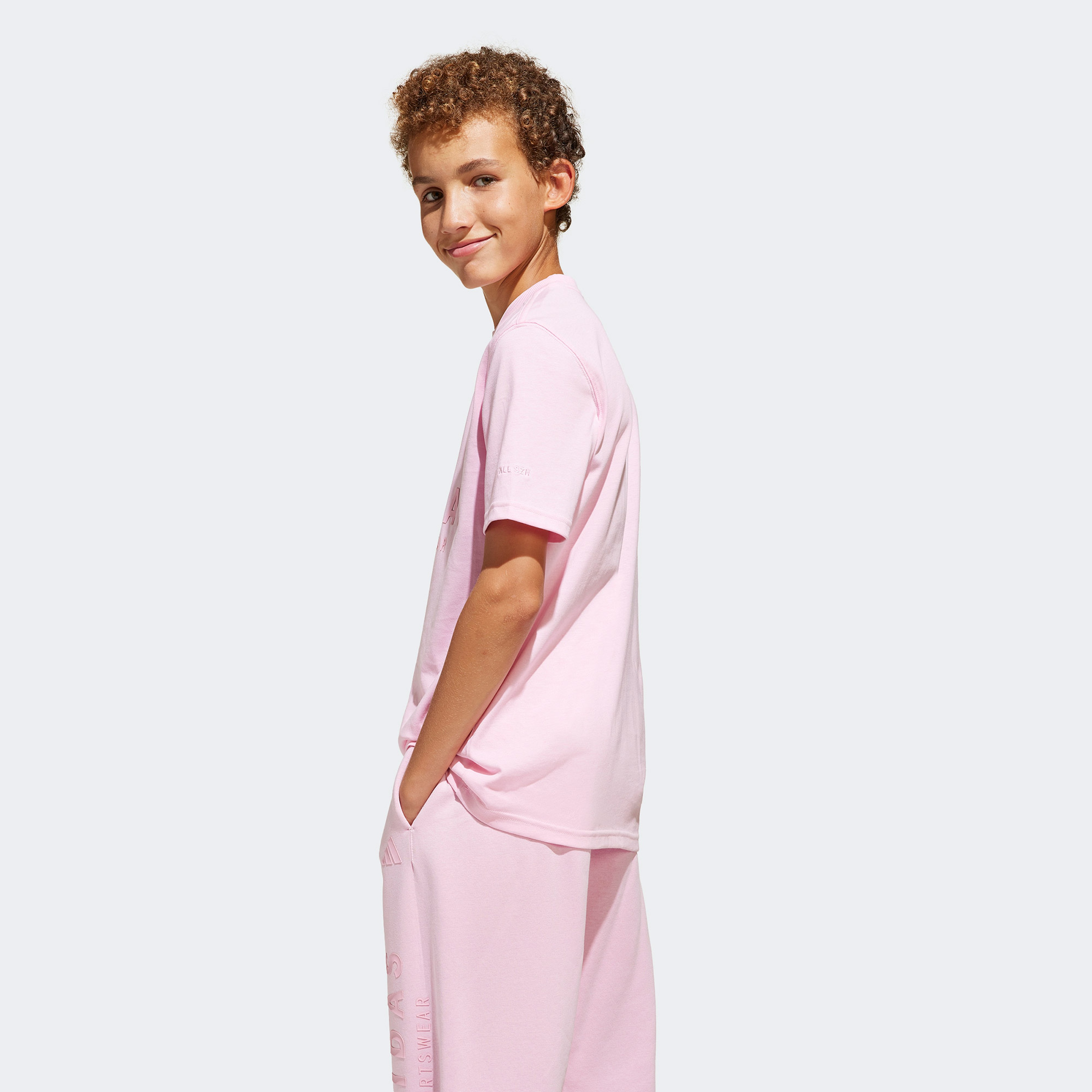 adidas All SZN Graphic Çocuk Pembe T-Shirt