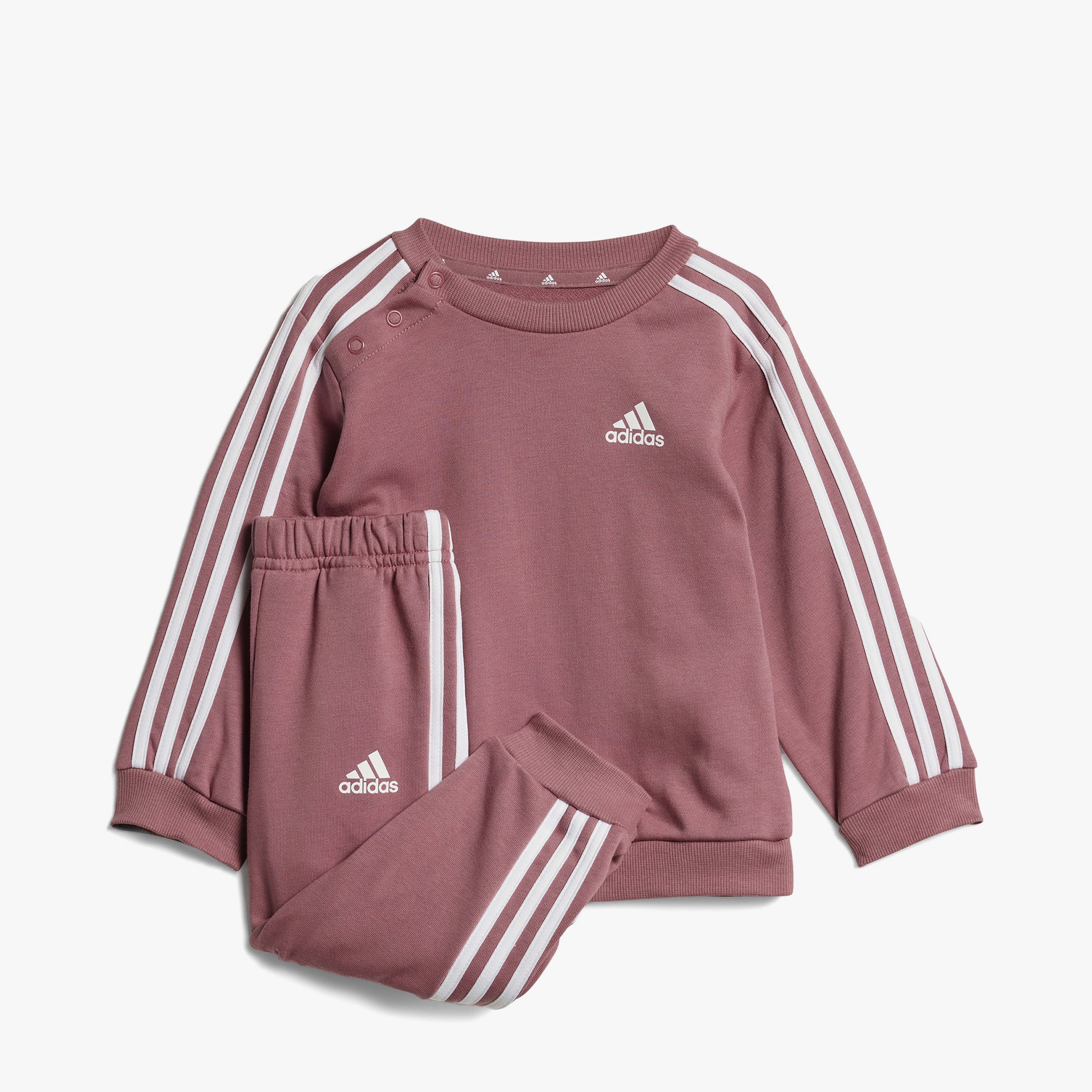 adidas Essentials 3-Stripes Jogger Bebek Kırmızı Eşofman Takımı