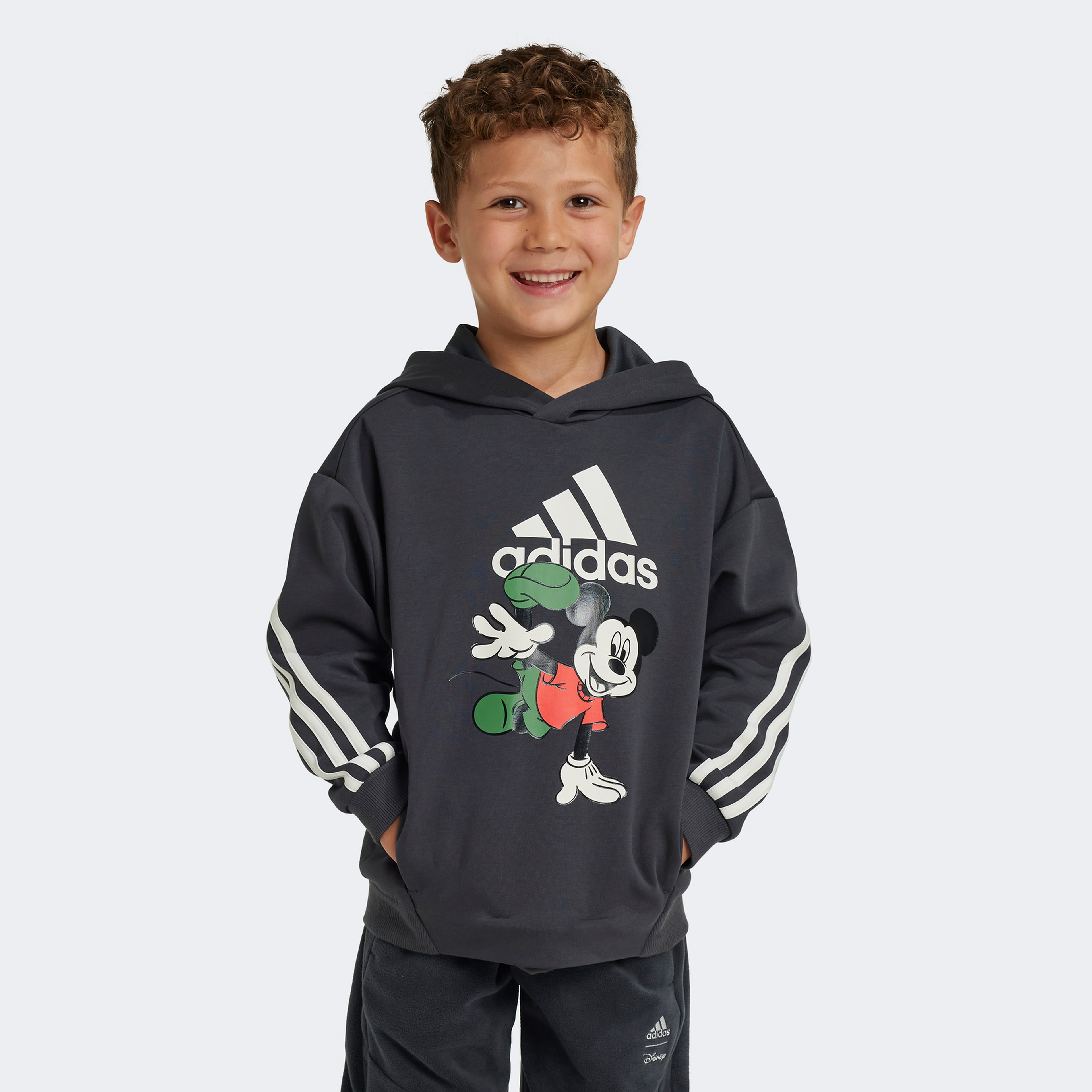 adidas Disney Mickey Mouse Çocuk Siyah Hoodie