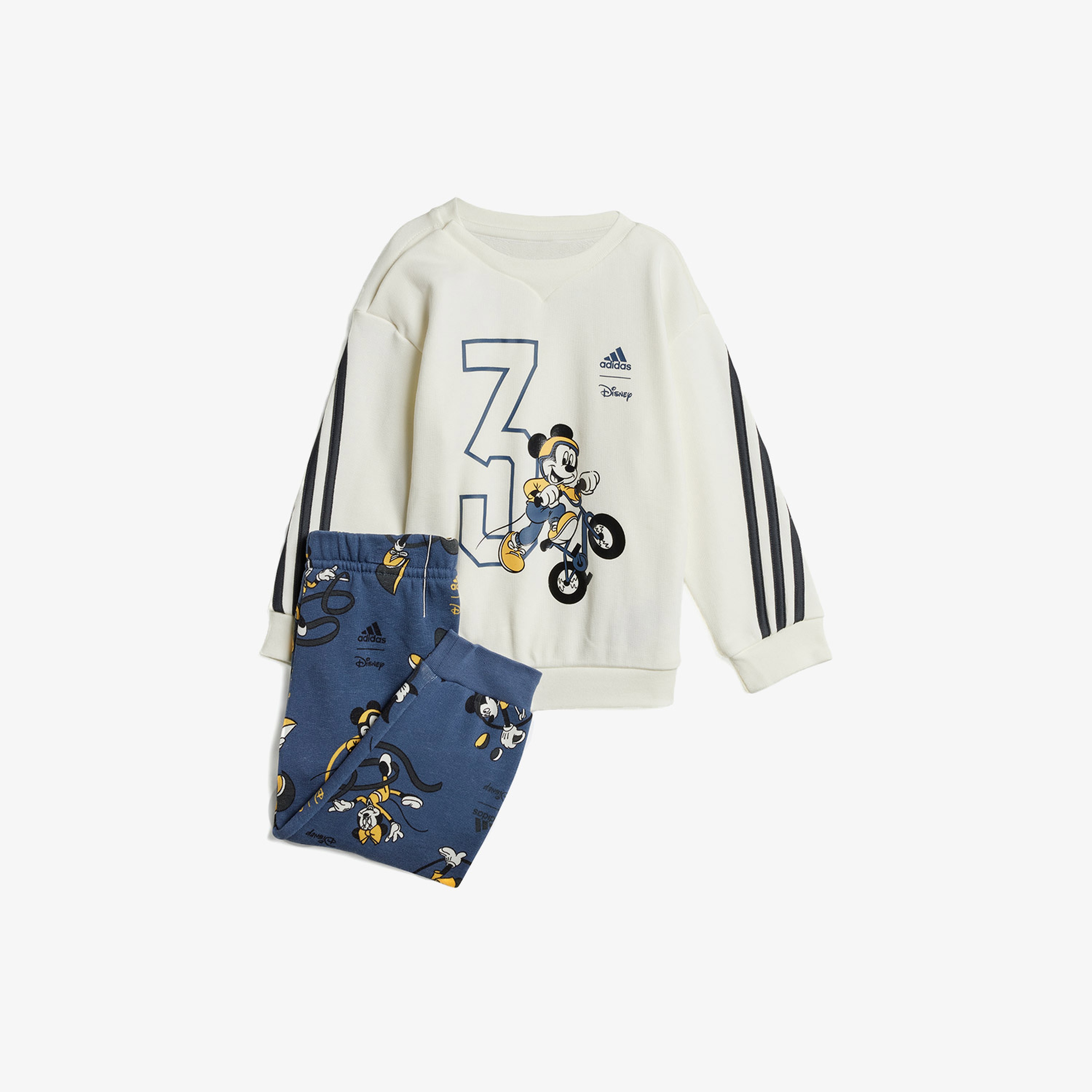 adidas Disney Mickey Mouse Çocuk Beyaz Eşofman Takımı