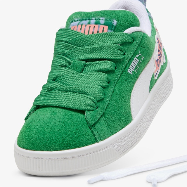 Puma Suede Xl Cats Club Ps Çocuk Yeşil Spor Ayakkabı - Görsel 7