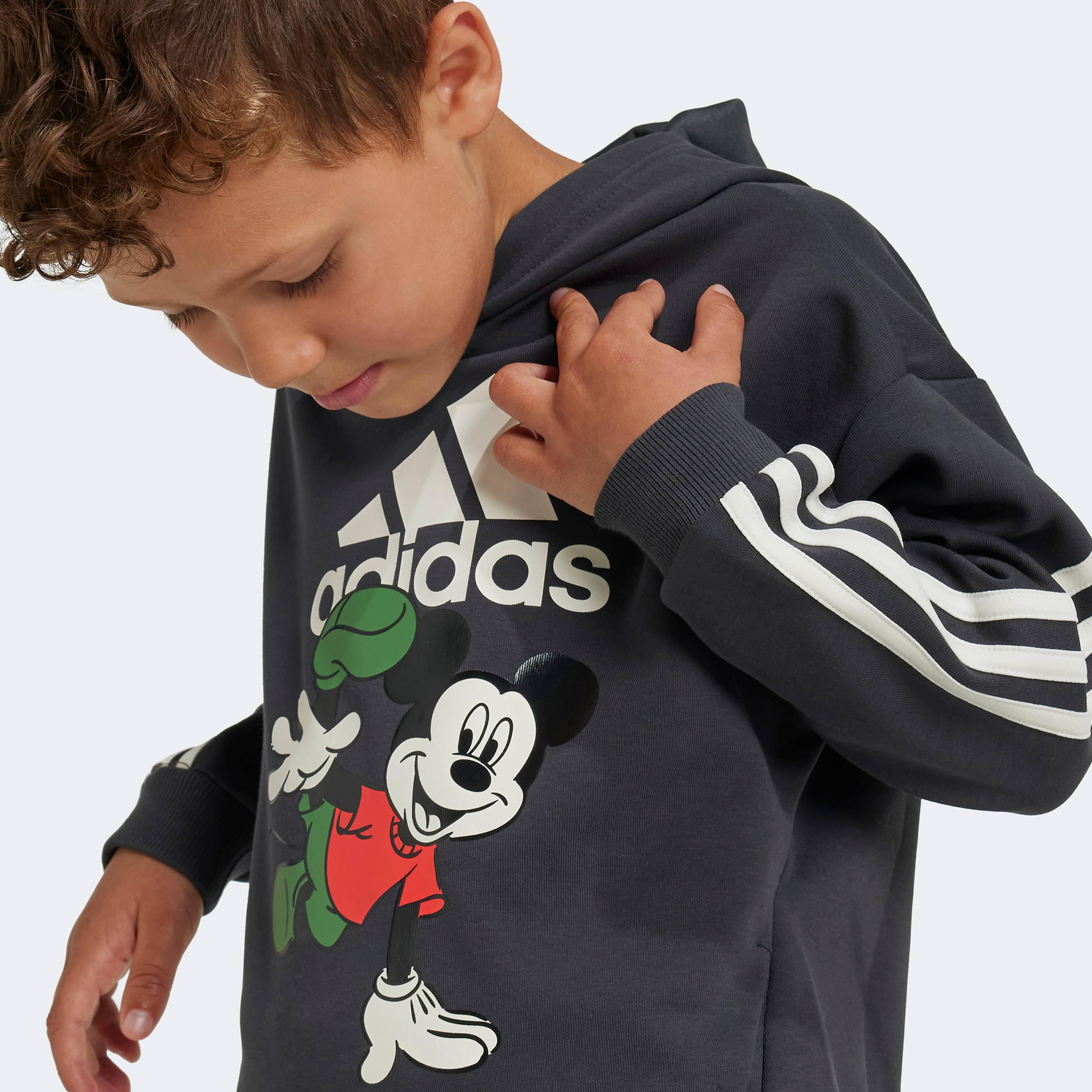 adidas Disney Mickey Mouse Çocuk Siyah Hoodie