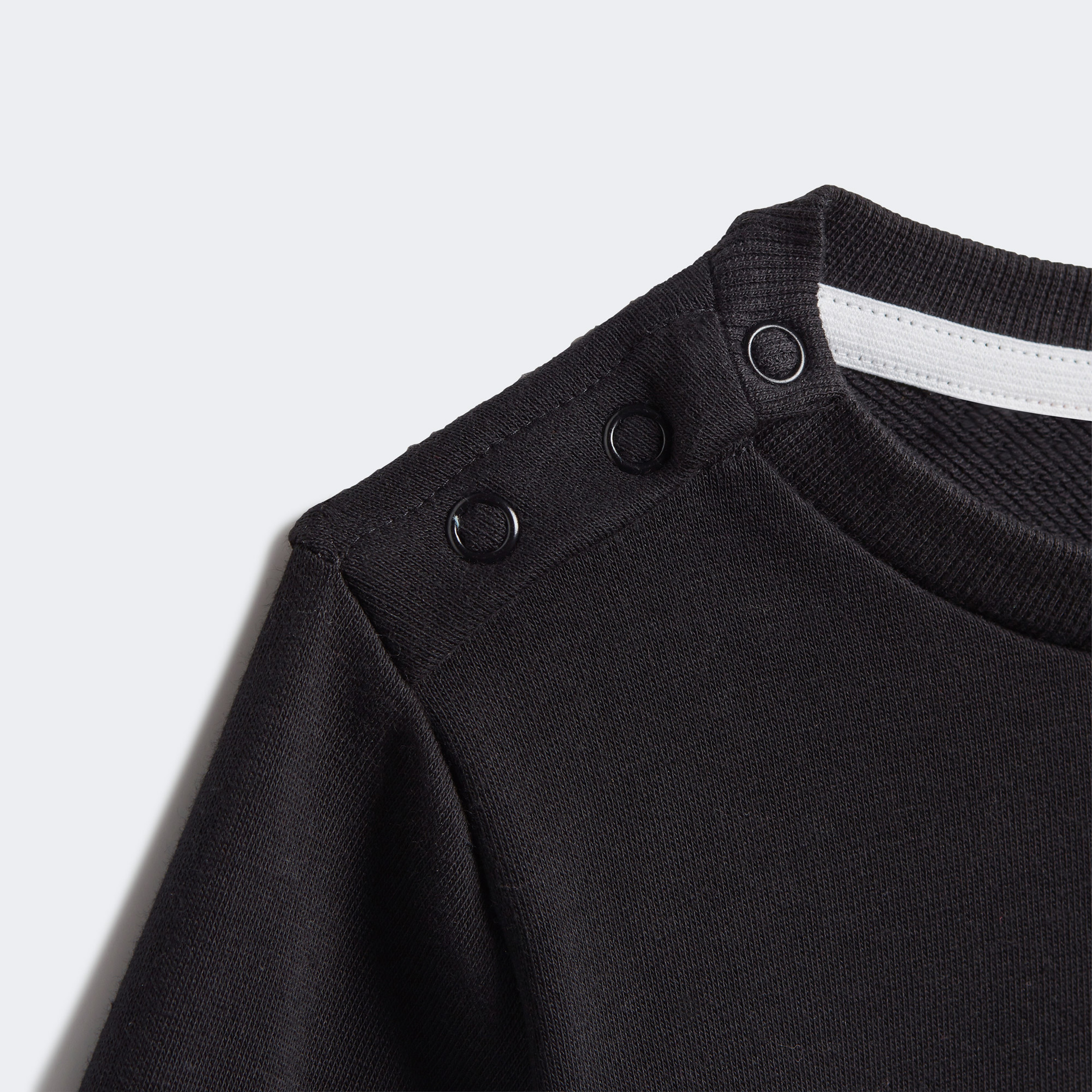 adidas Badge of Sport French Terry Bebek Siyah Eşofman Altı