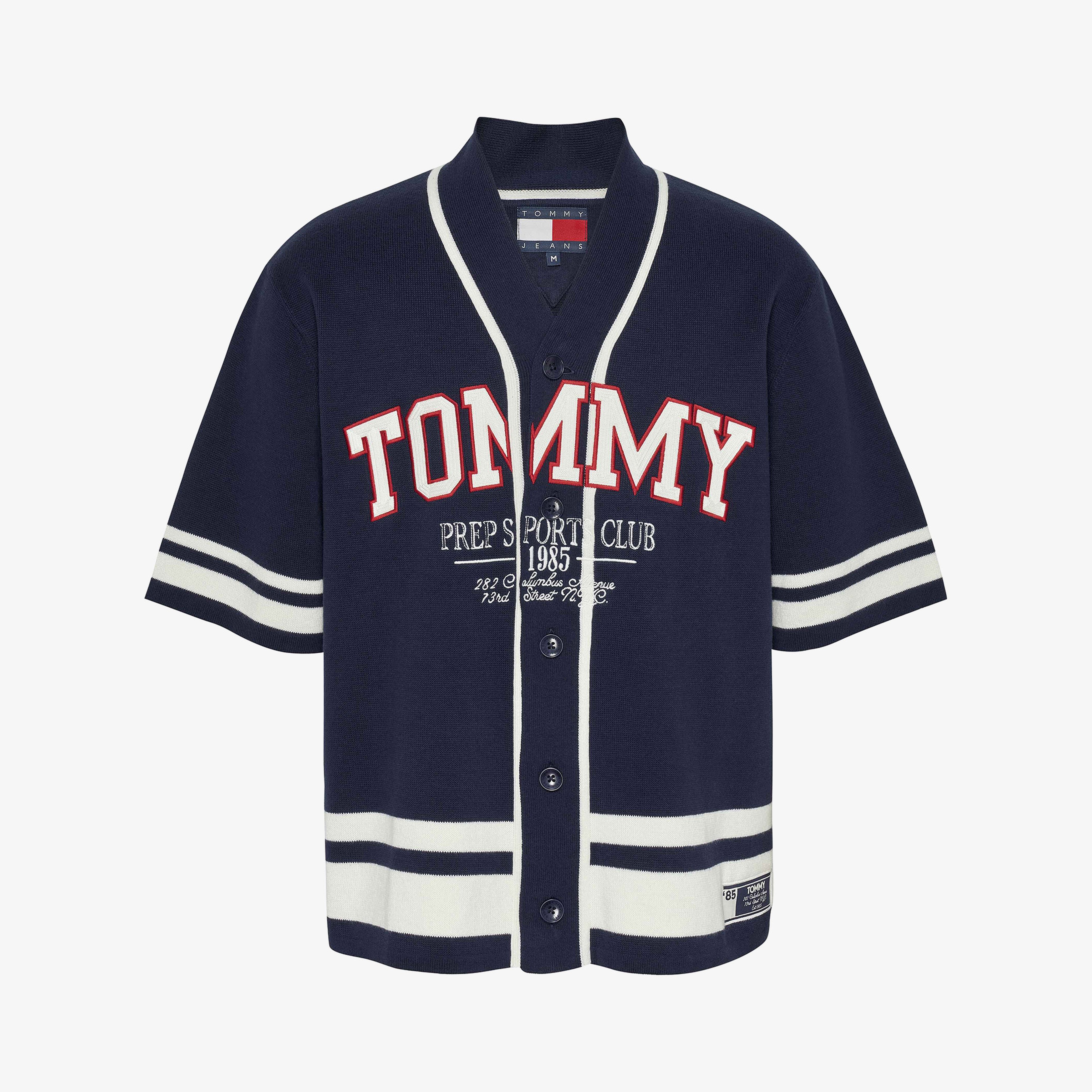 Tommy Jeans Knitted Erkek Mavi T-Shirt