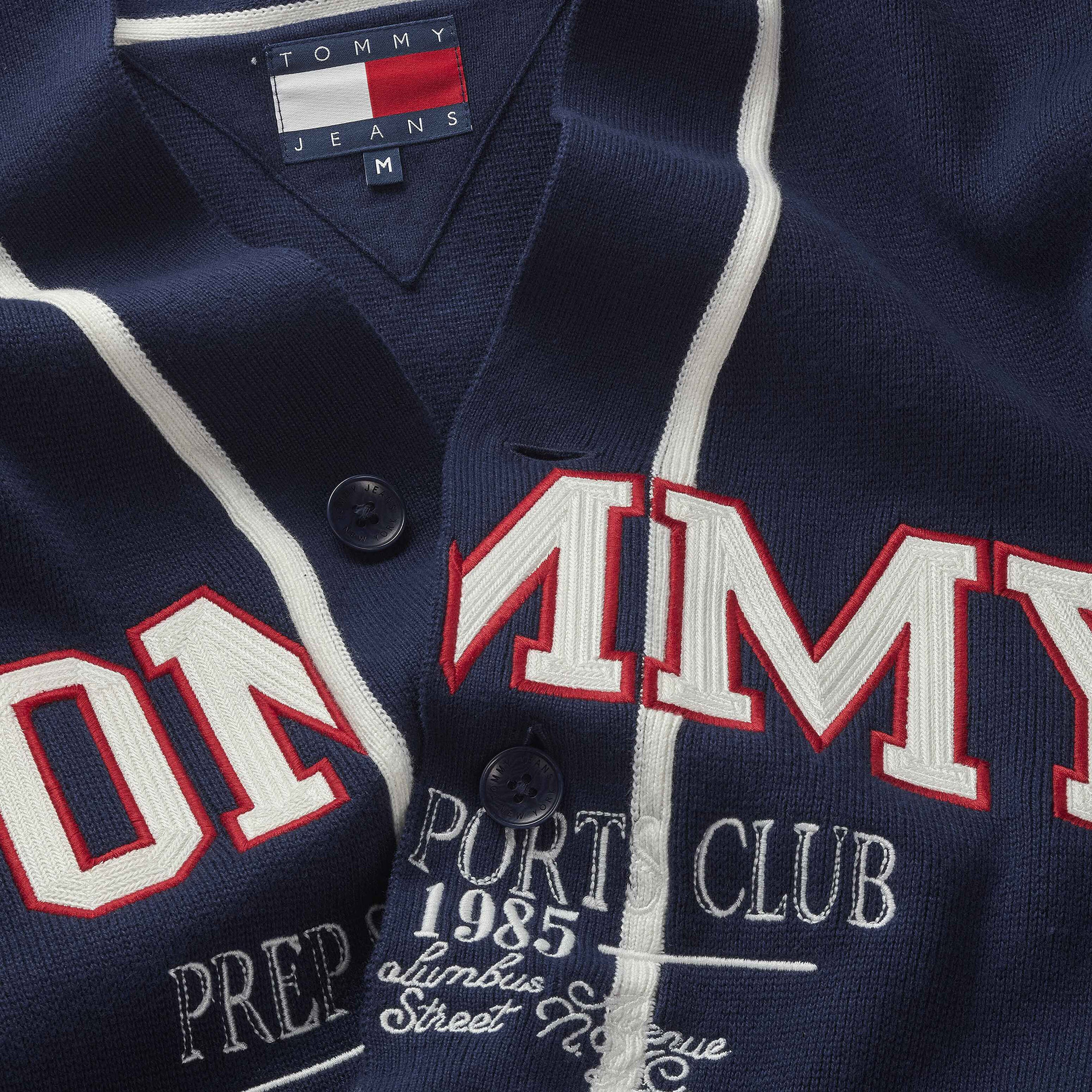 Tommy Jeans Knitted Erkek Mavi T-Shirt