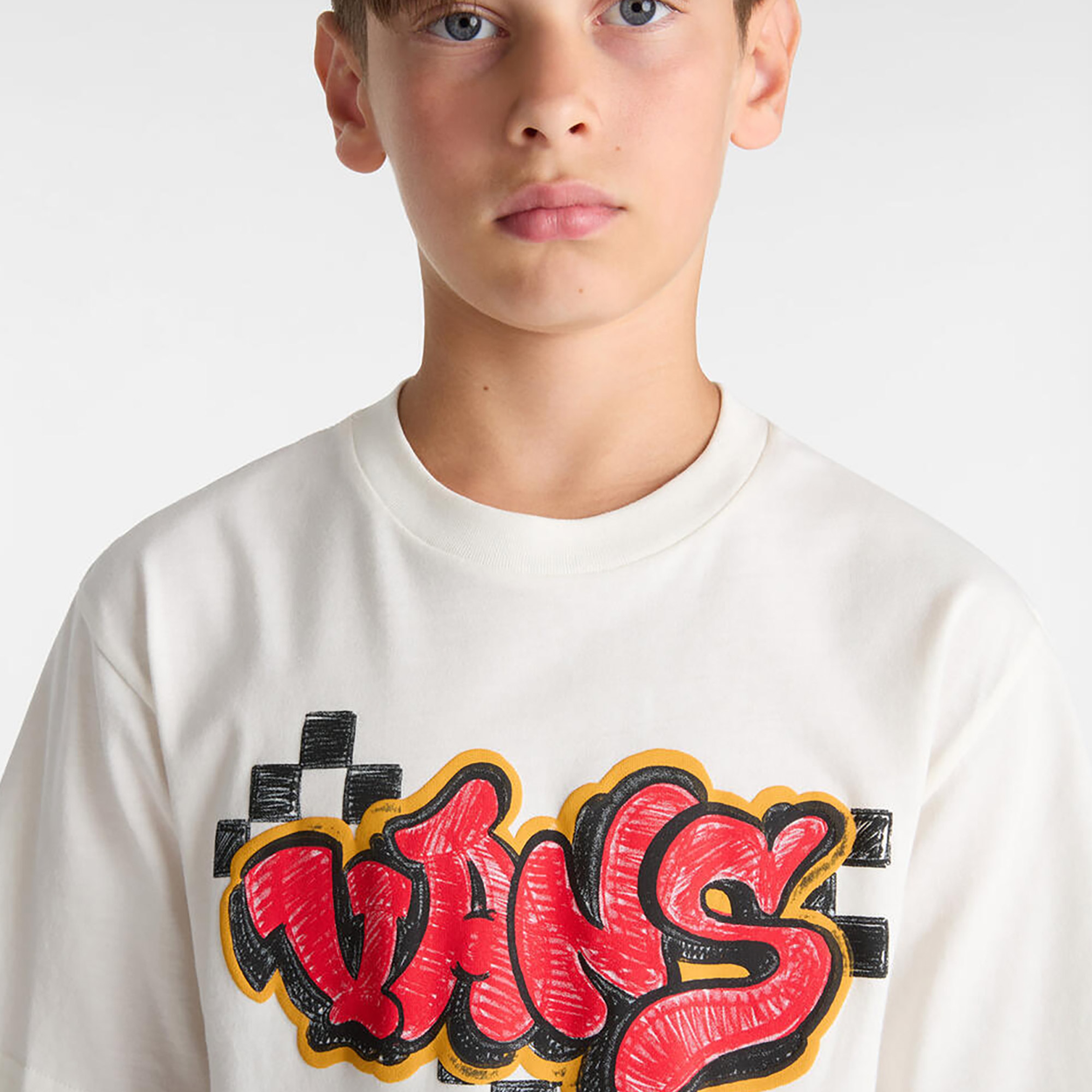 Vans By Tagged Ss Çocuk Beyaz T-Shirt