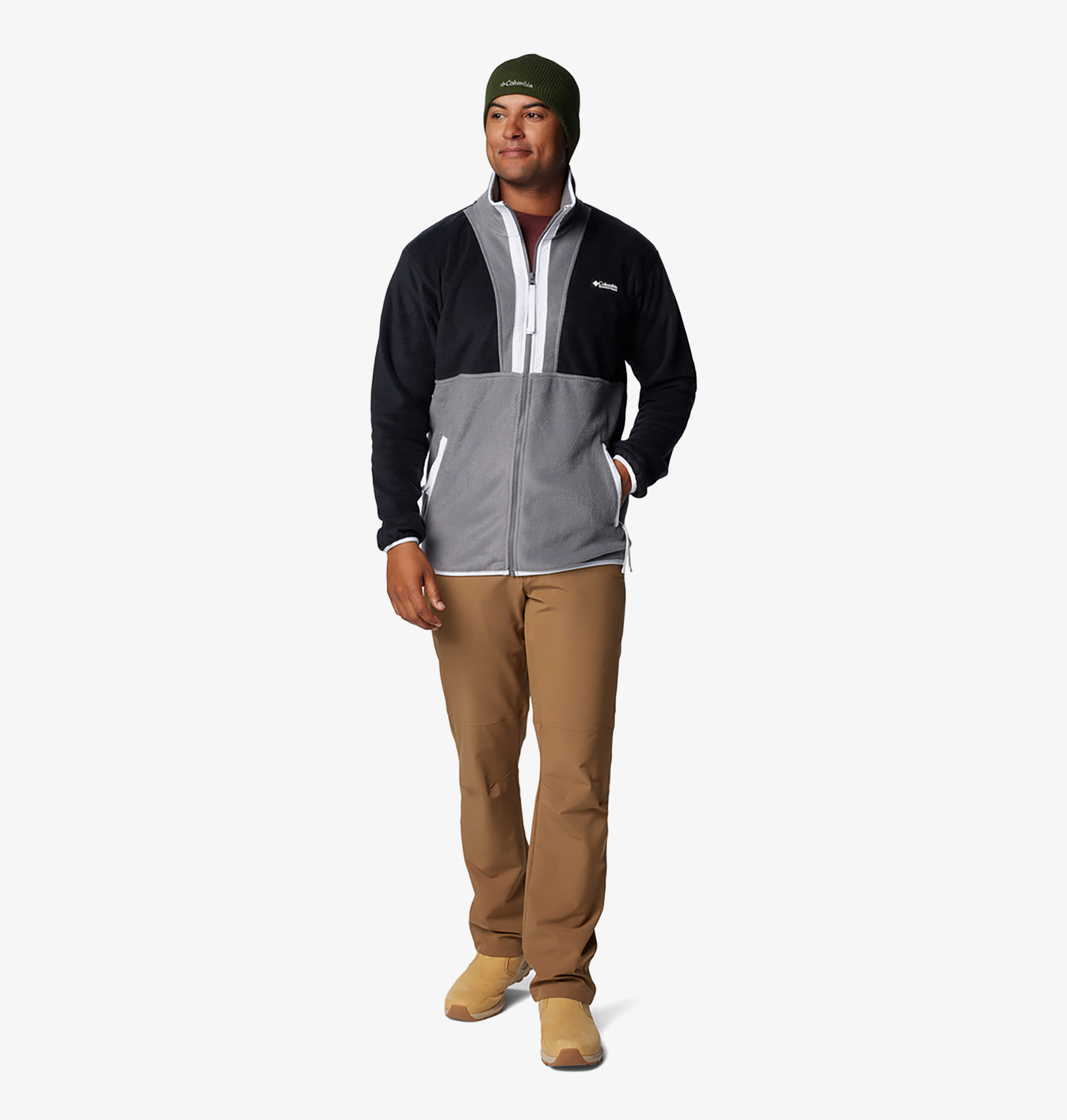 Columbia Backbowl Full Zip Fleece Erkek Siyah MontSAM9839| Occasion