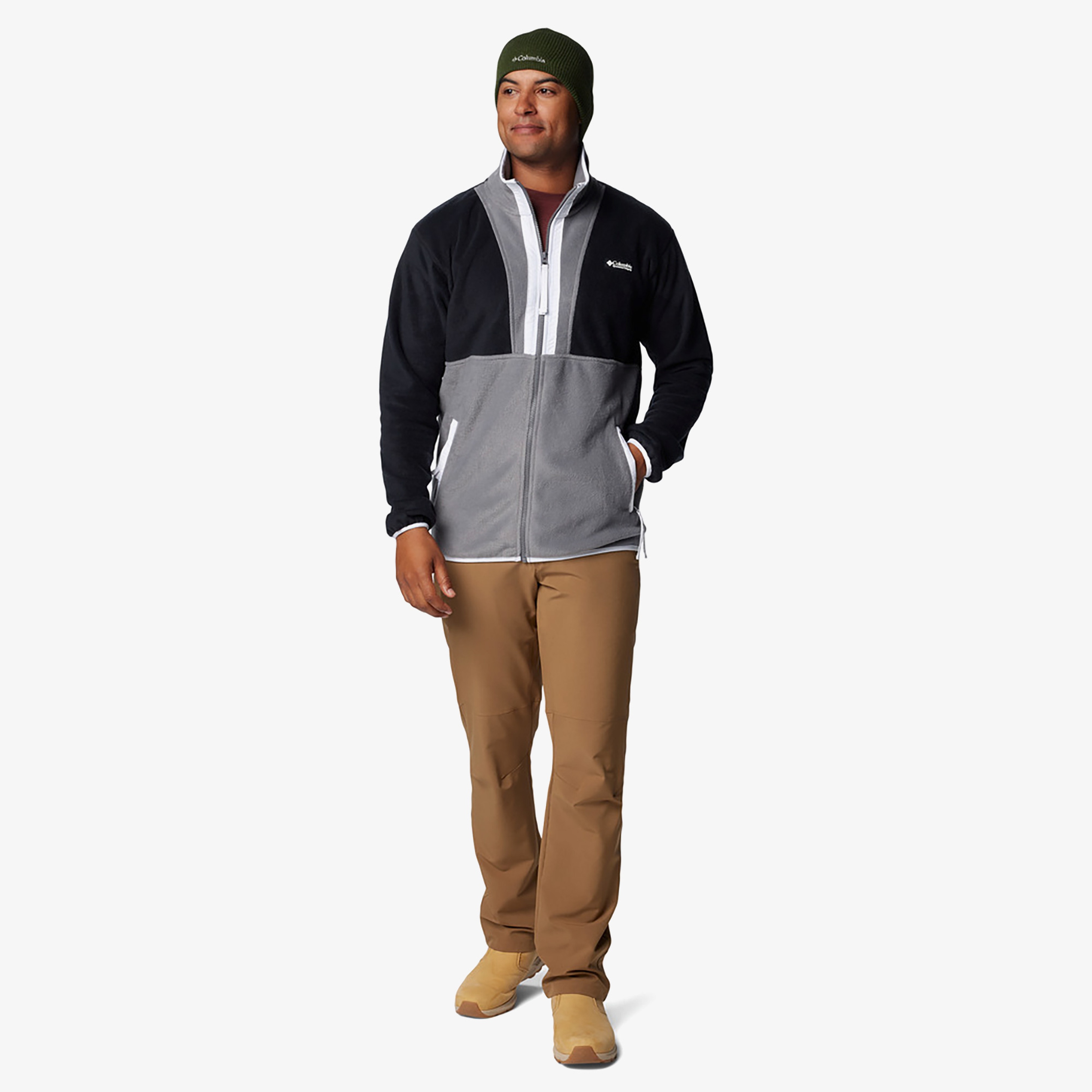 Columbia Backbowl Full Zip Fleece Erkek Siyah Mont