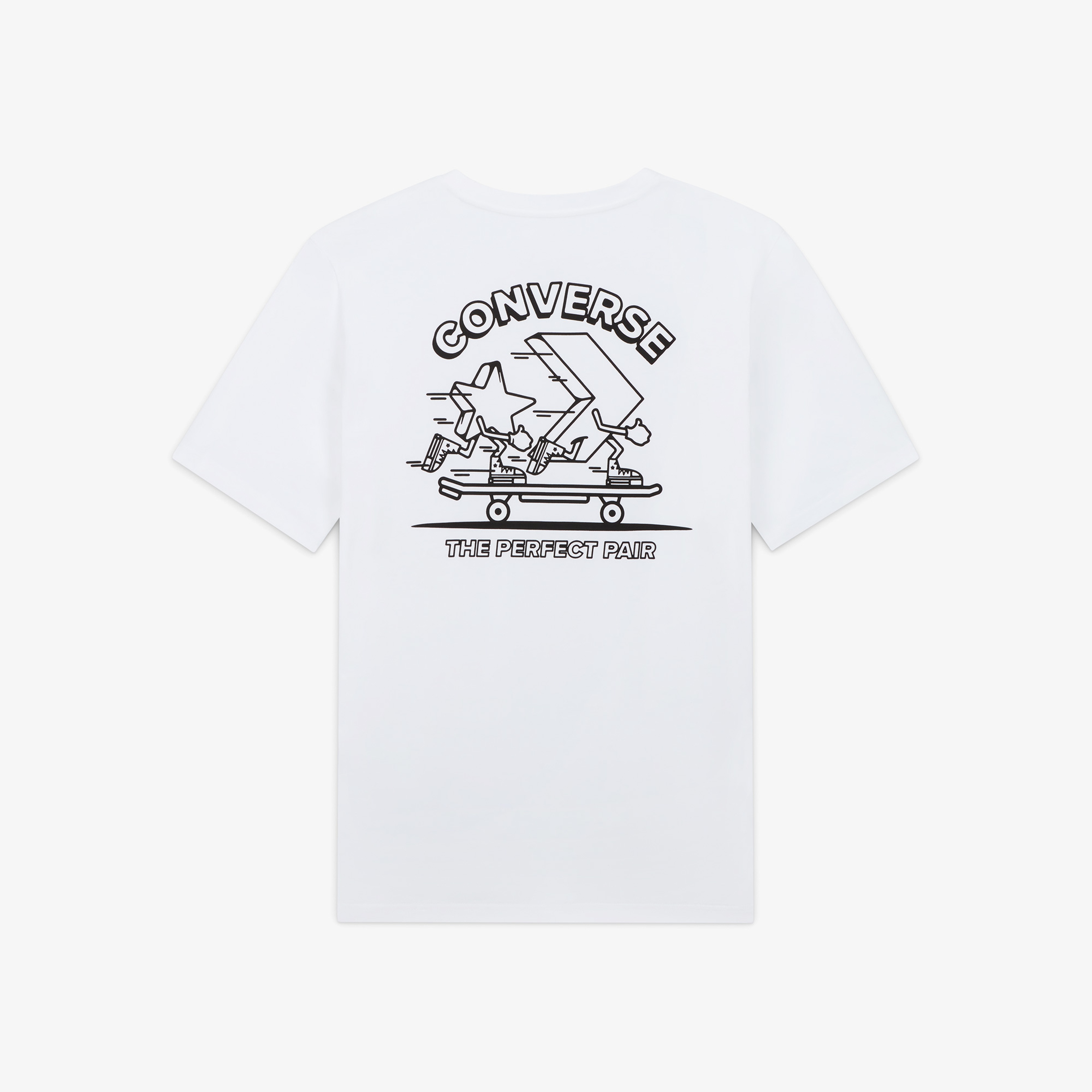 Converse Skateboarding Star Chevron Erkek Beyaz T-Shirt