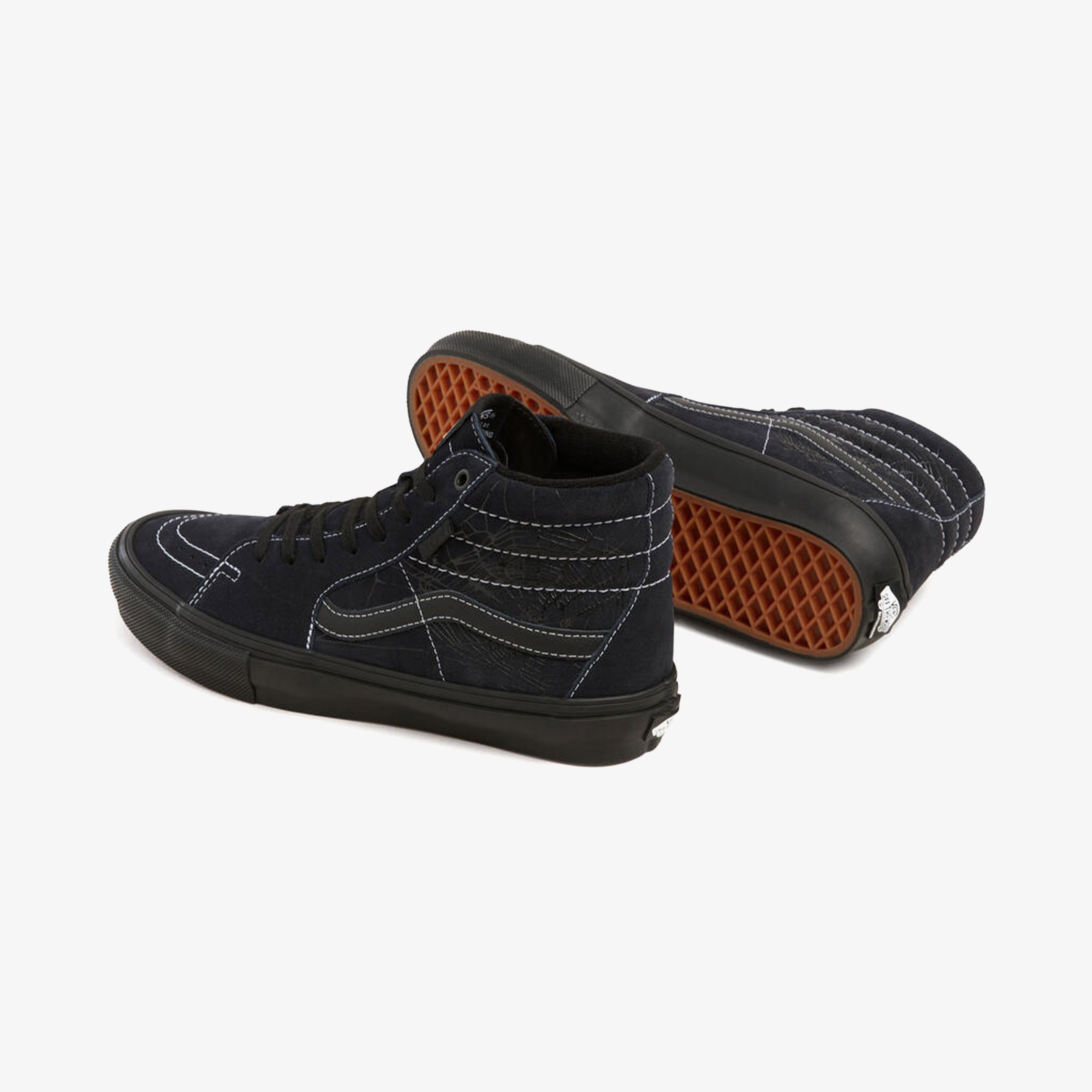 Vans Skate Sk8-Hi Erkek Gri Sneaker