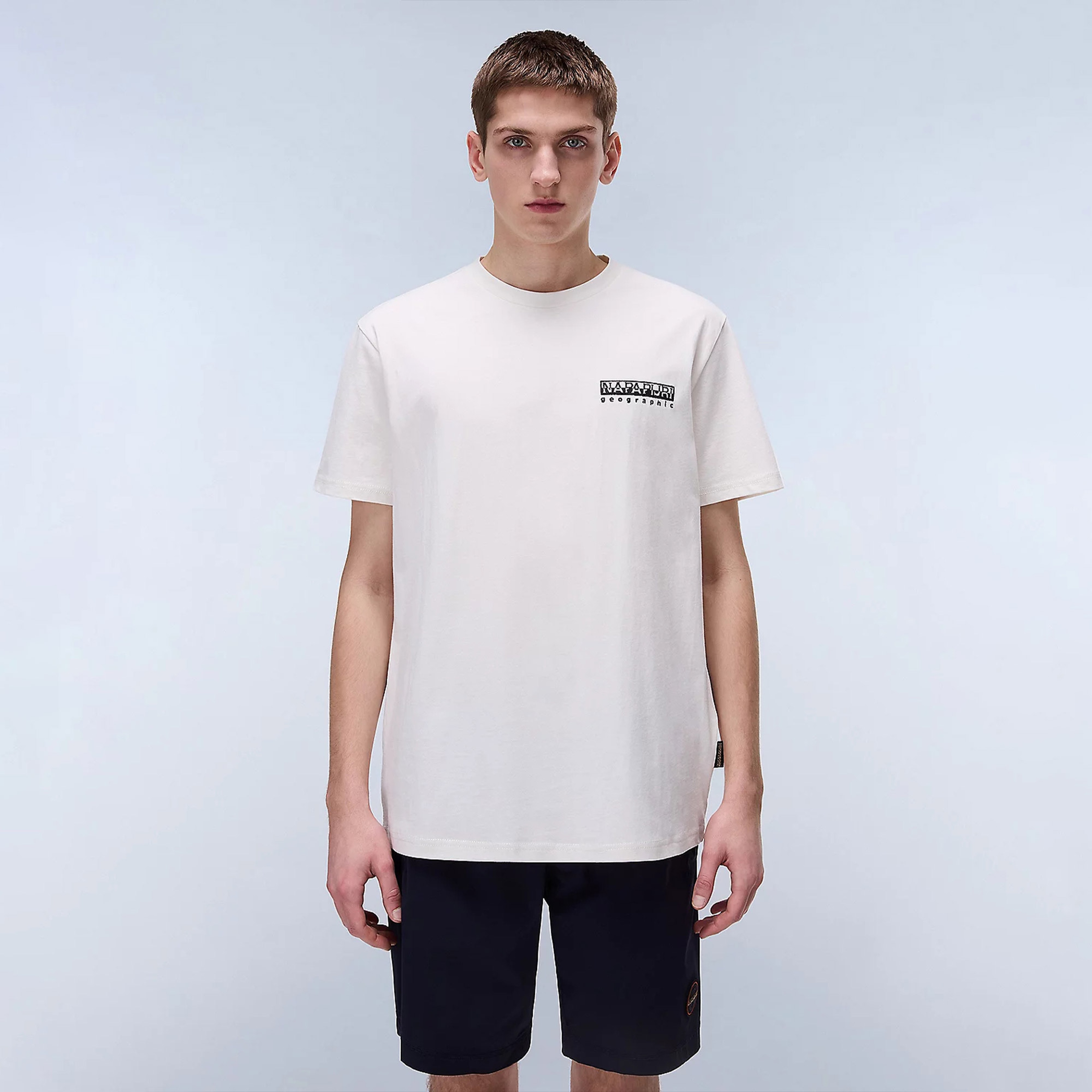 Napapijri  S-Vignoni Back Erkek Beyaz T-Shirt