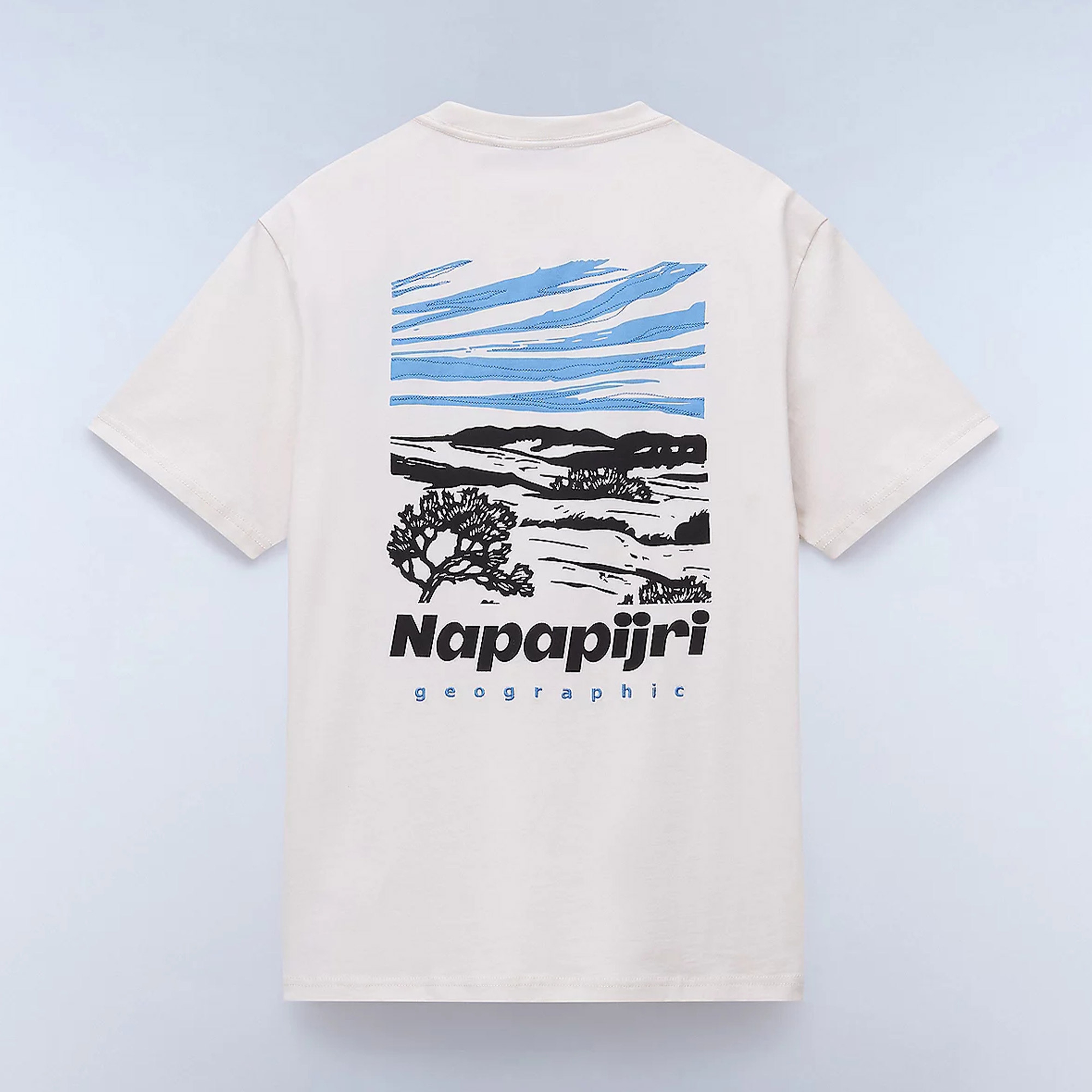 Napapijri  S-Vignoni Back Erkek Beyaz T-Shirt